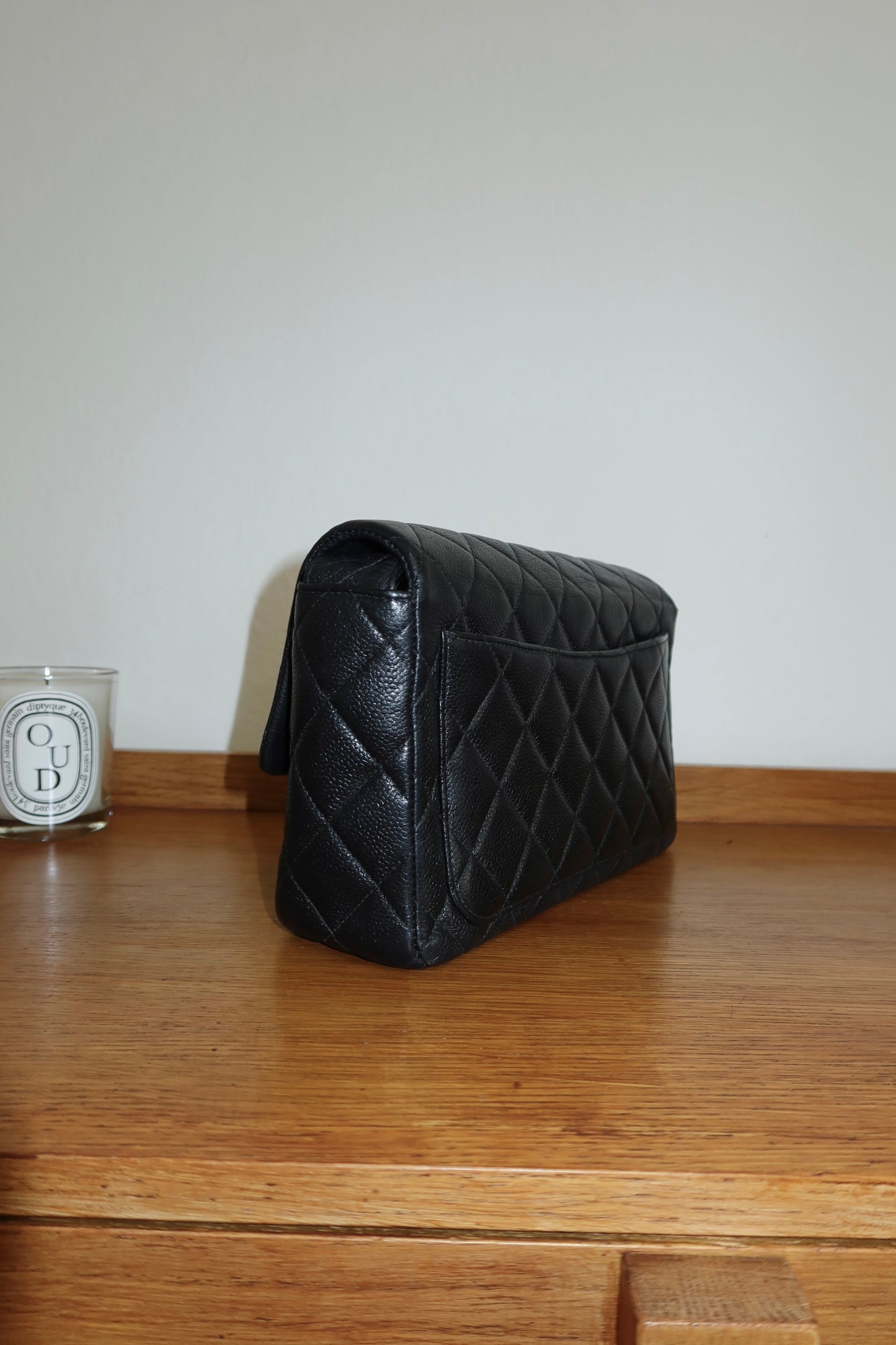 CHANEL CAVIAR SINGLE FLAP BAG