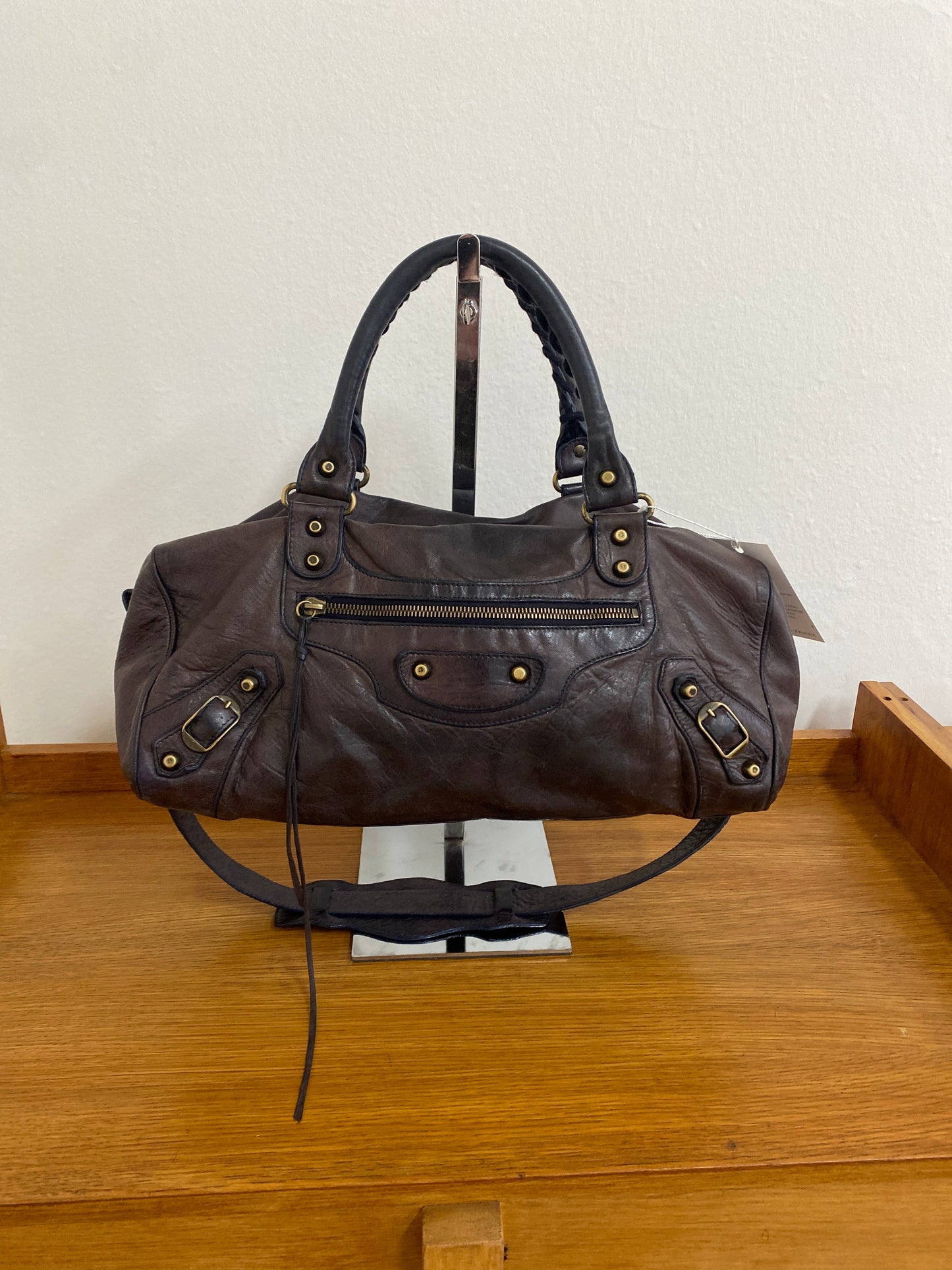 BALENCIAGA TWIGGY BAG IN BLUEBERRY