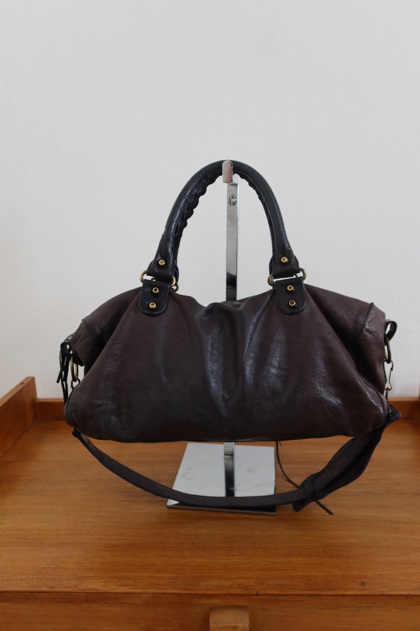 BALENCIAGA TWIGGY BAG IN BLUEBERRY