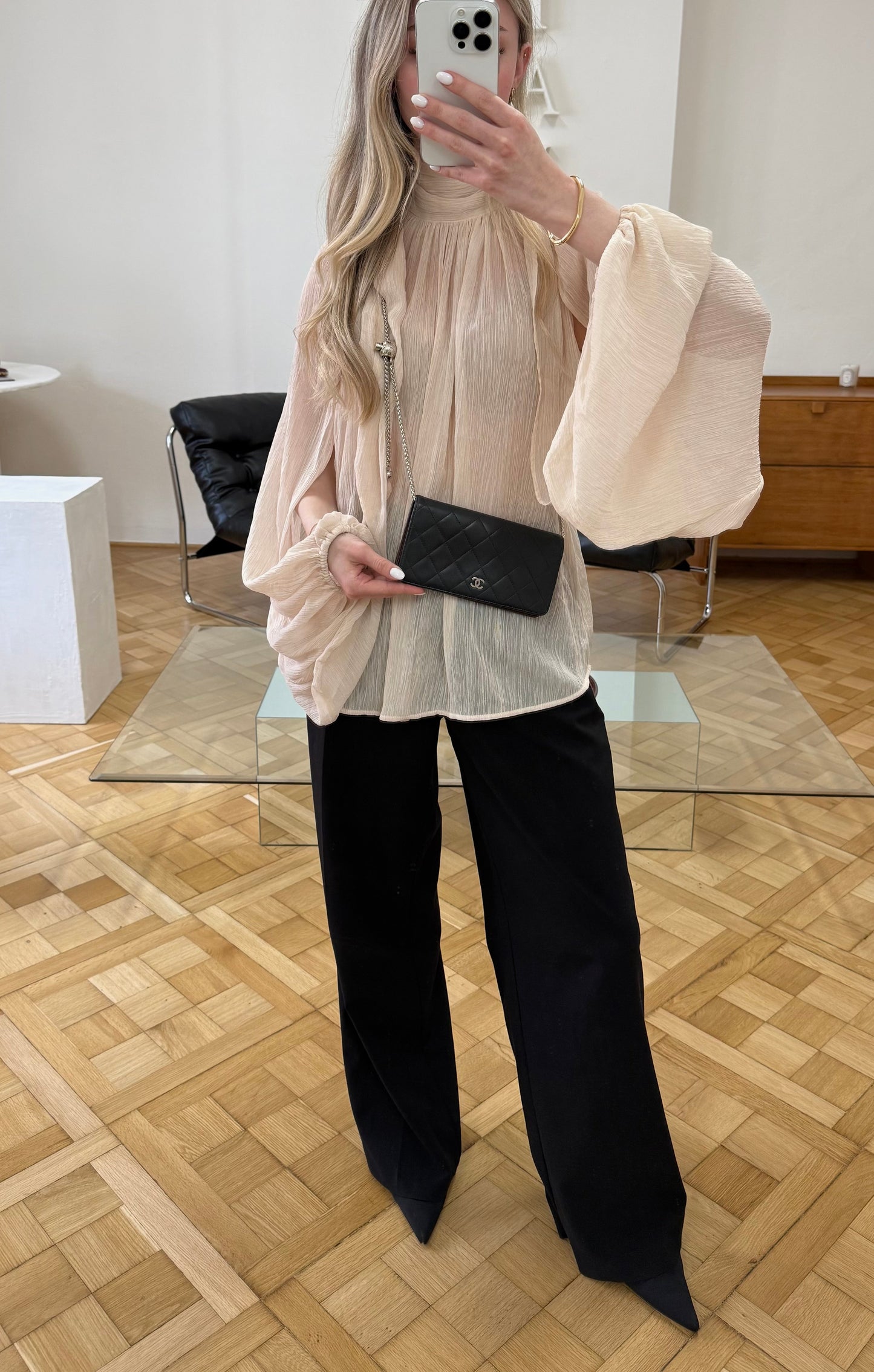 SERIES 10 CHANEL CLASSIC LONG WALLET LAMBSKIN