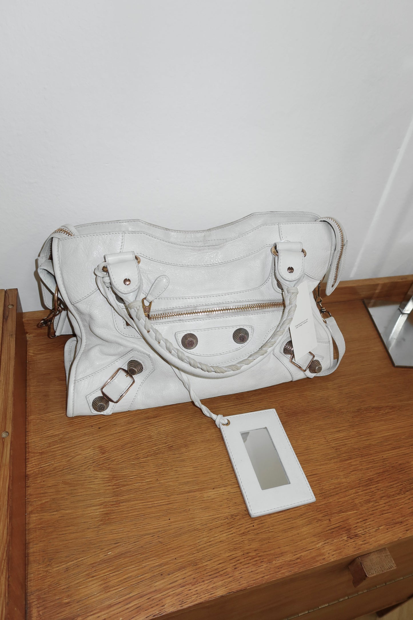 BALENCIAGA CITY BAG CREAM