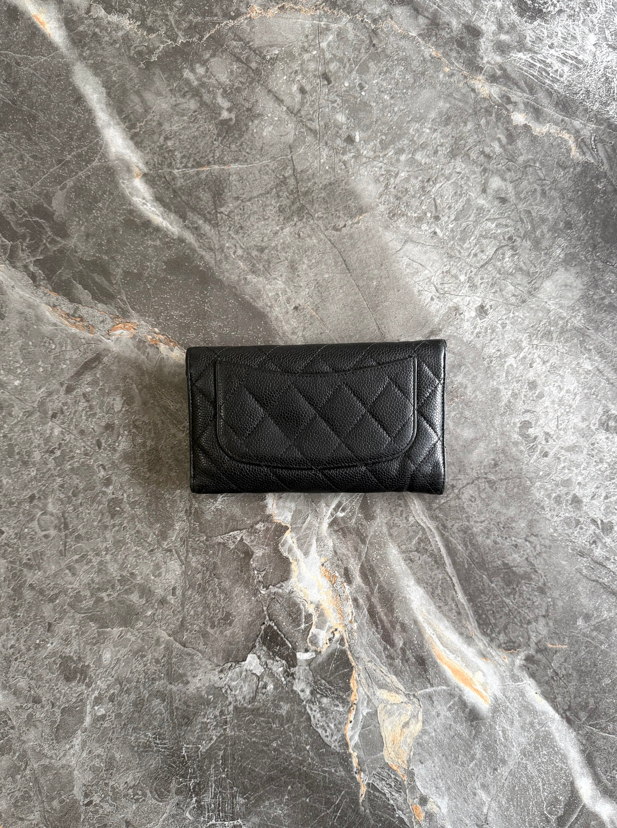 Chanel Caviar Timeless Classic Wallet Gold HW