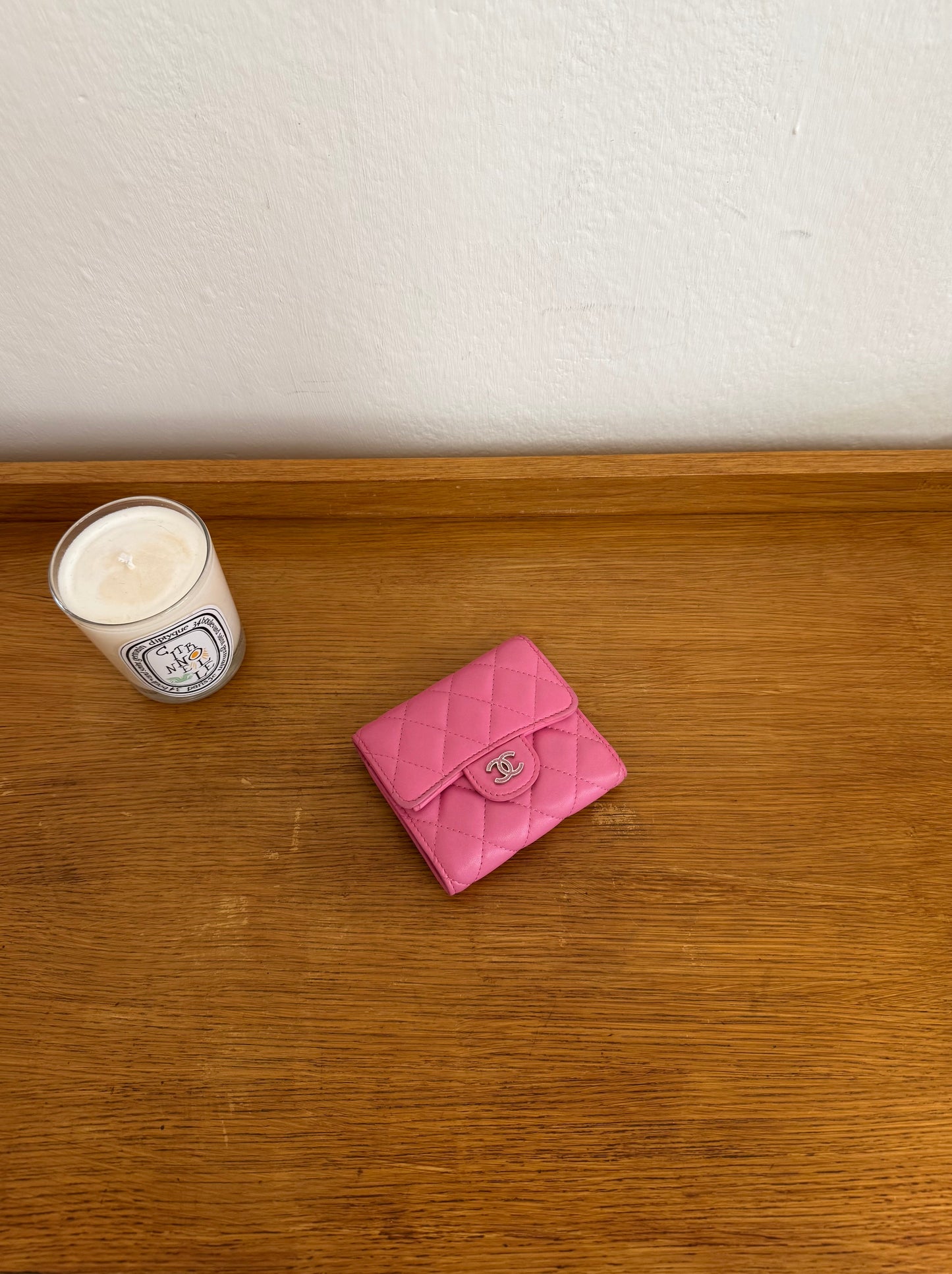 SERIES 27 CHANEL MINI WALLET LAMBSKIN PINK