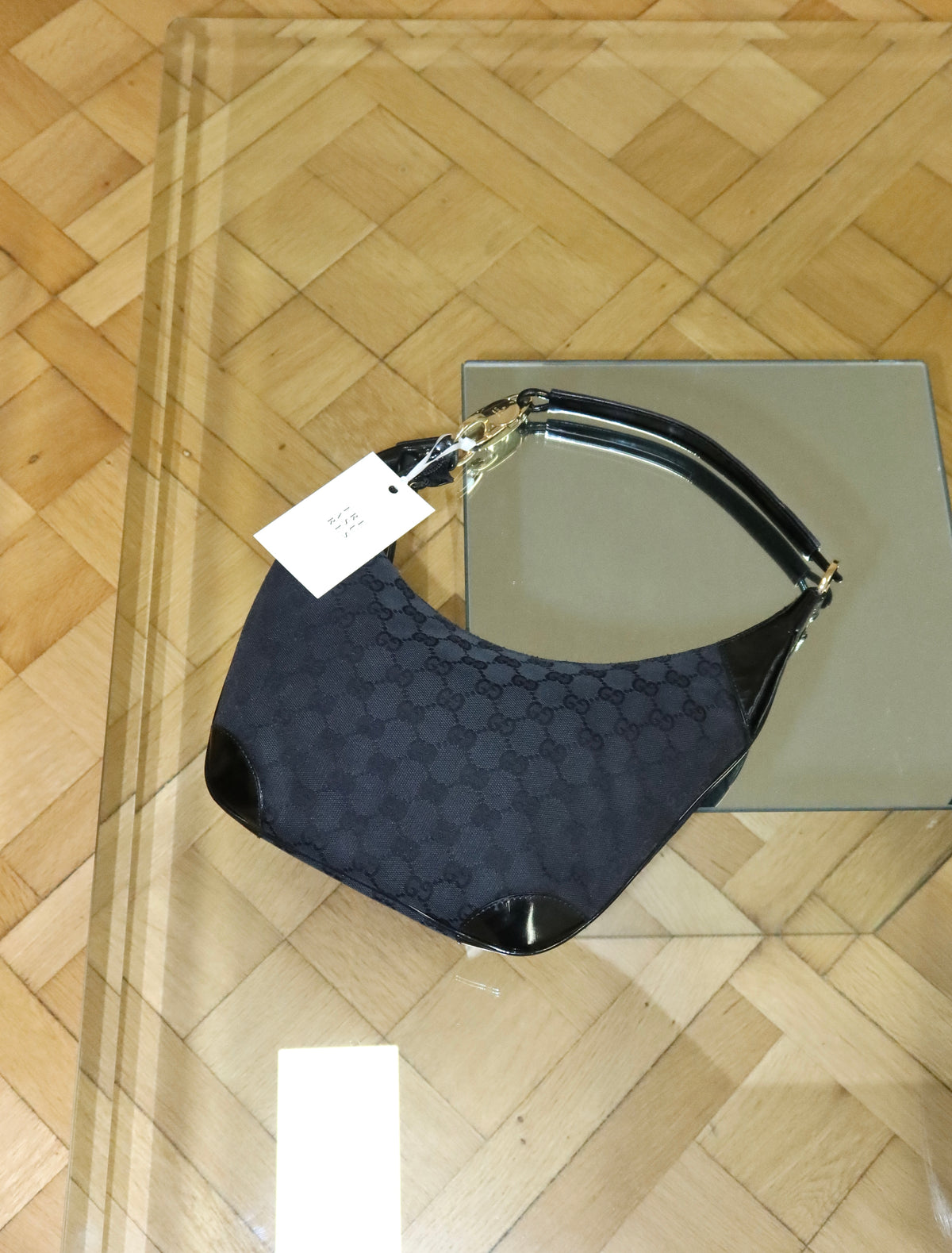 GUCCI GG MONOGRAM HALF MOON BAG