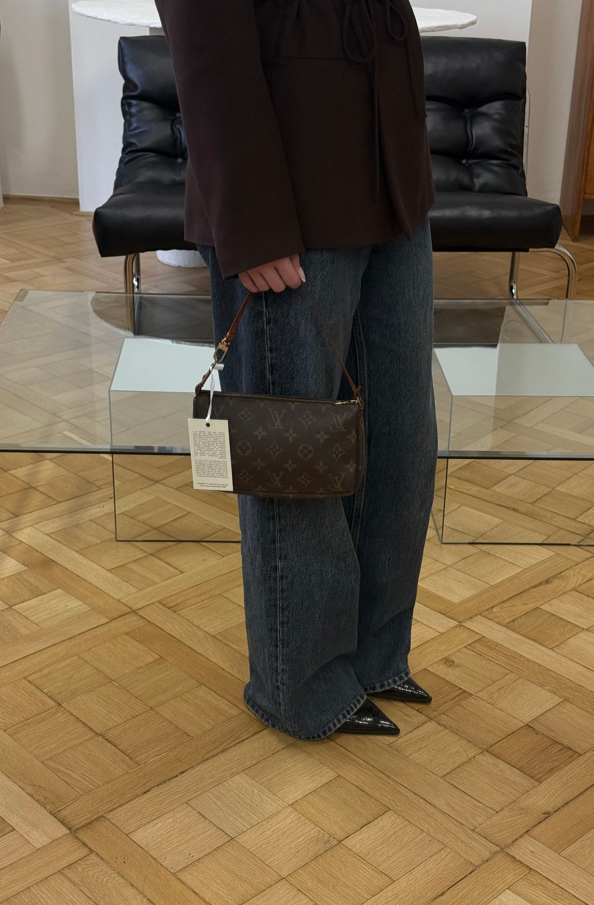 Vintage Louis Vuitton Pochette z canvasu, foto 3