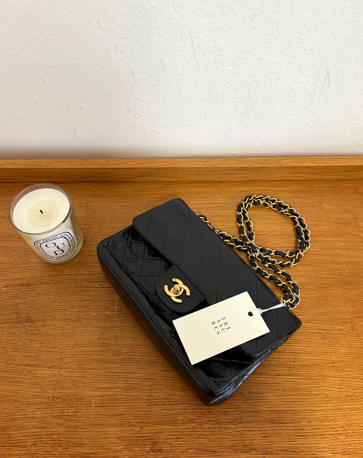 CHANEL CLASSIC DOUBLE FLAP BAG MEDIUM 24K GOLD