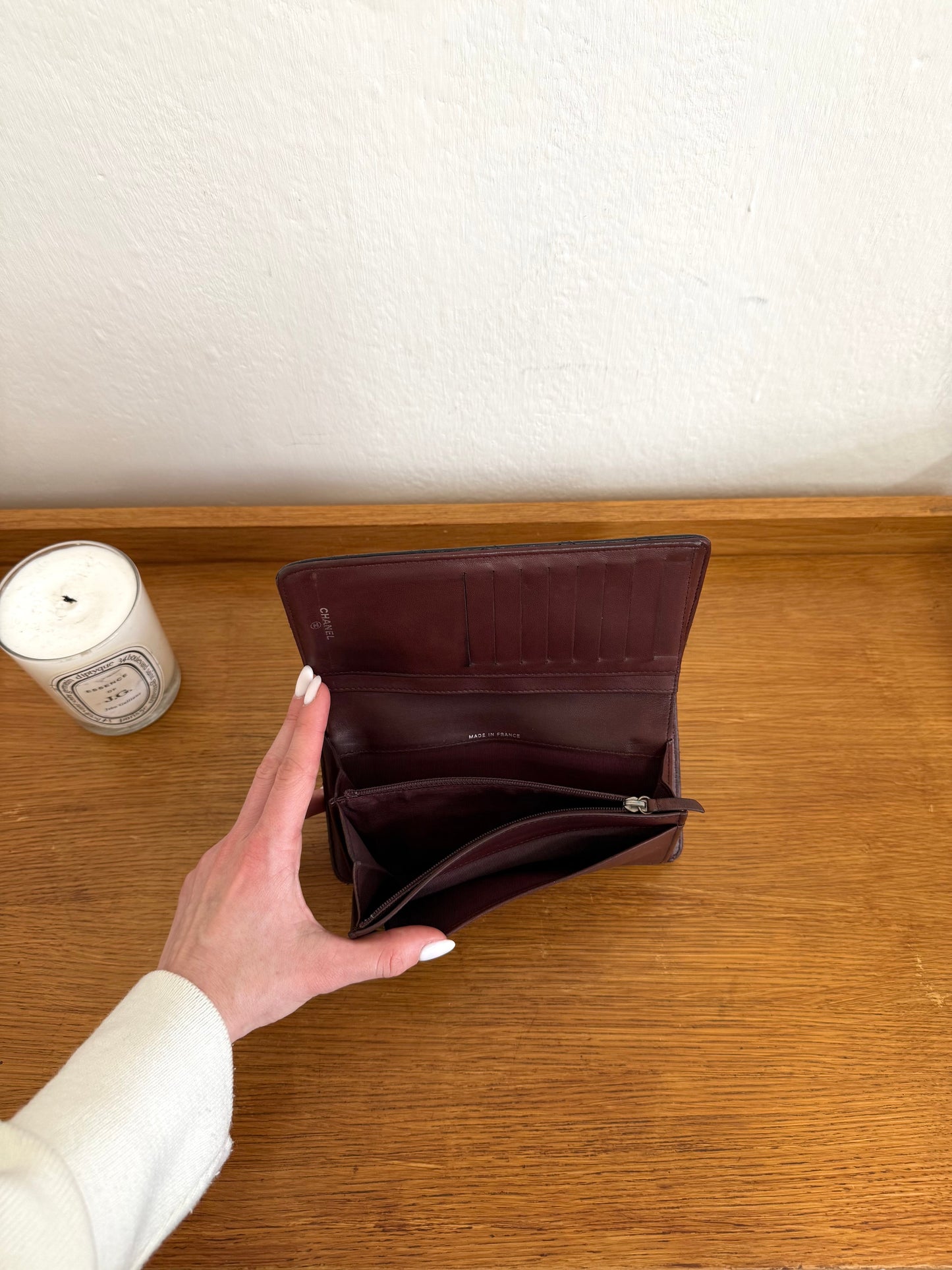 SERIES 10 CHANEL CLASSIC LONG WALLET LAMBSKIN