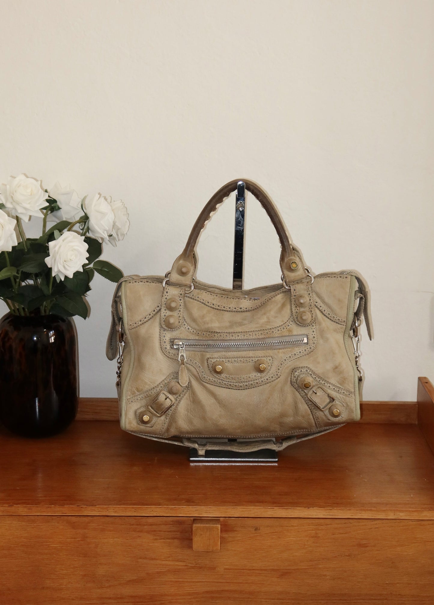 BALENCIAGA CITY BAG KHAKI