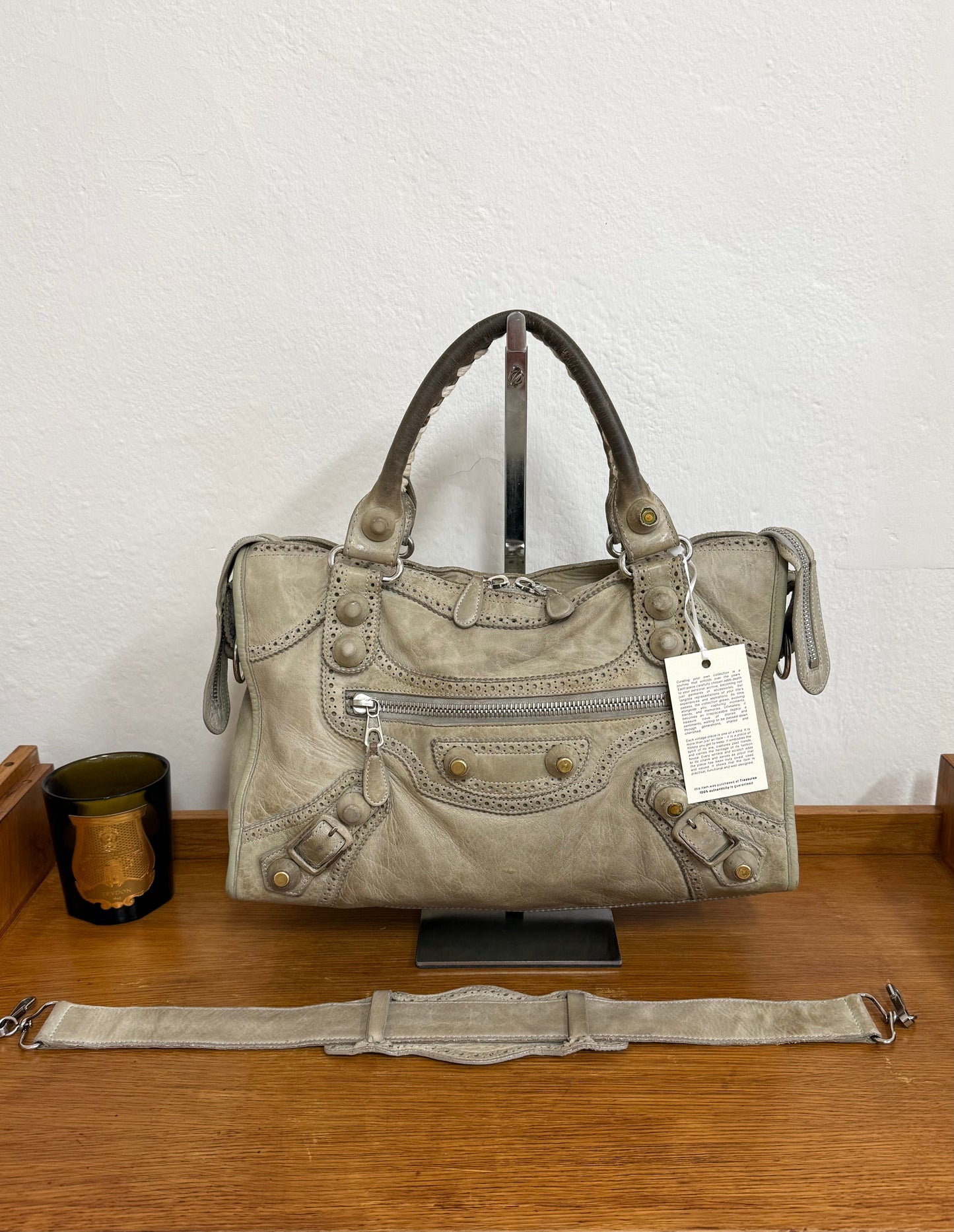 BALENCIAGA CITY BAG KHAKI