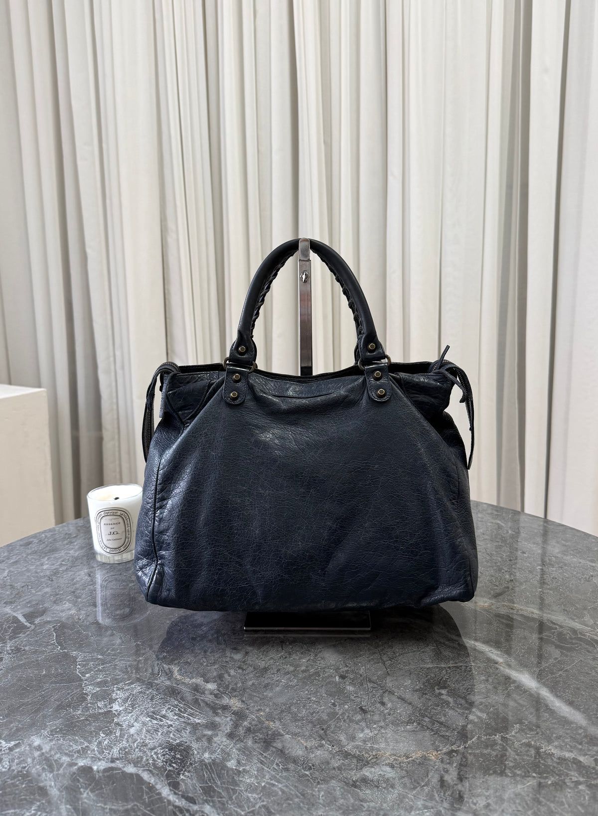 Balenciaga Velo bag in lambskin with brass hardware, photo 6
