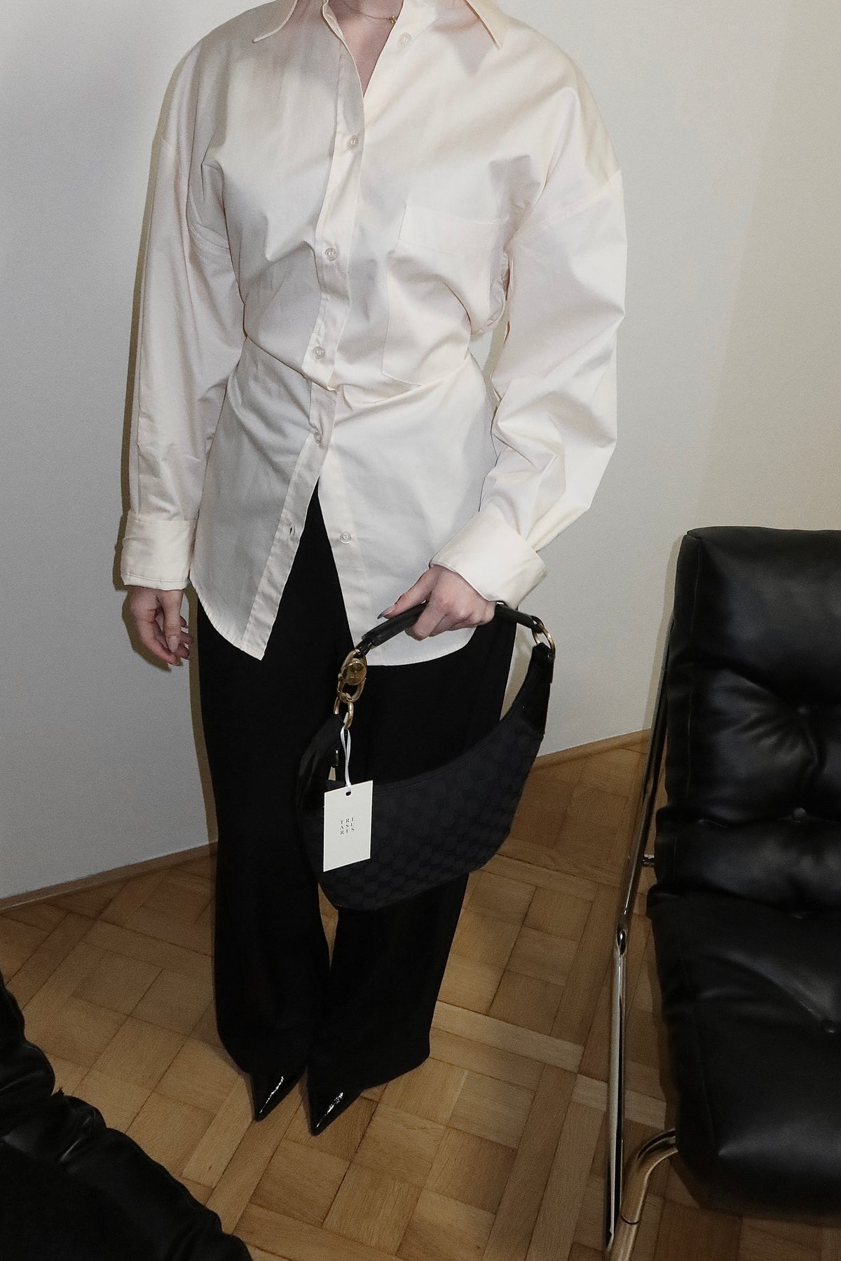 GUCCI GG MONOGRAM HALF MOON BAG