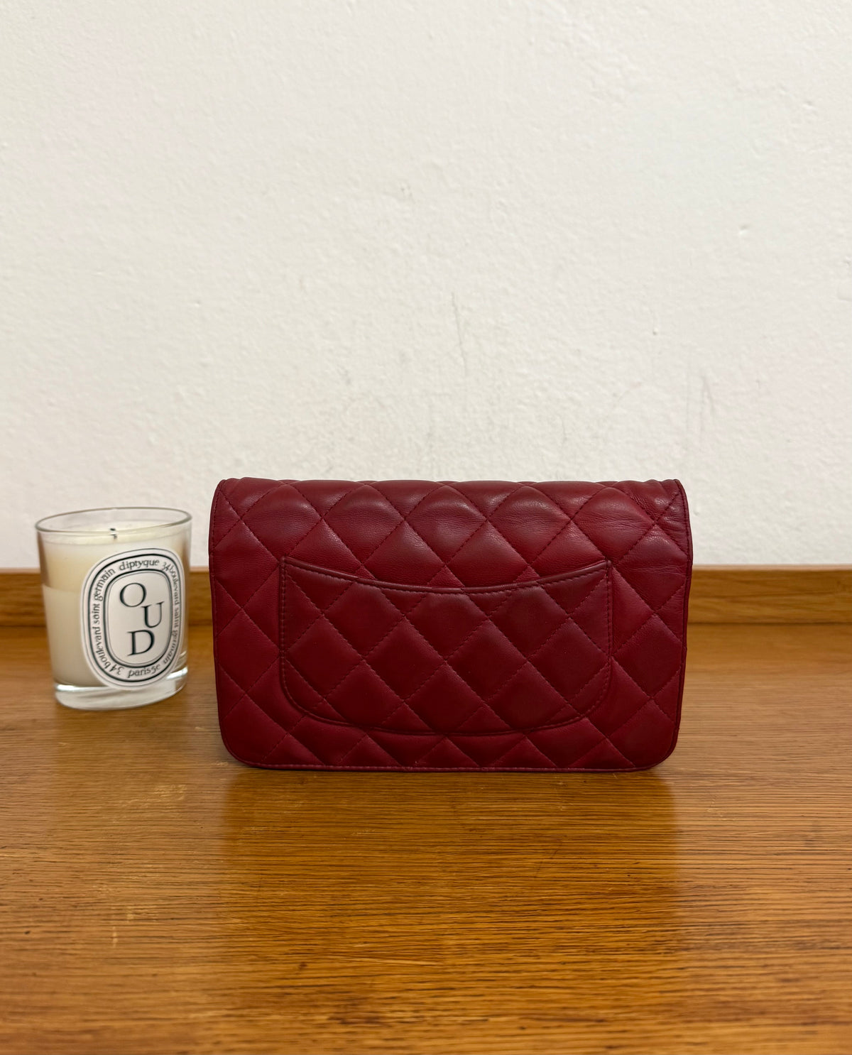 CHANEL WOC RED LAMBSKIN