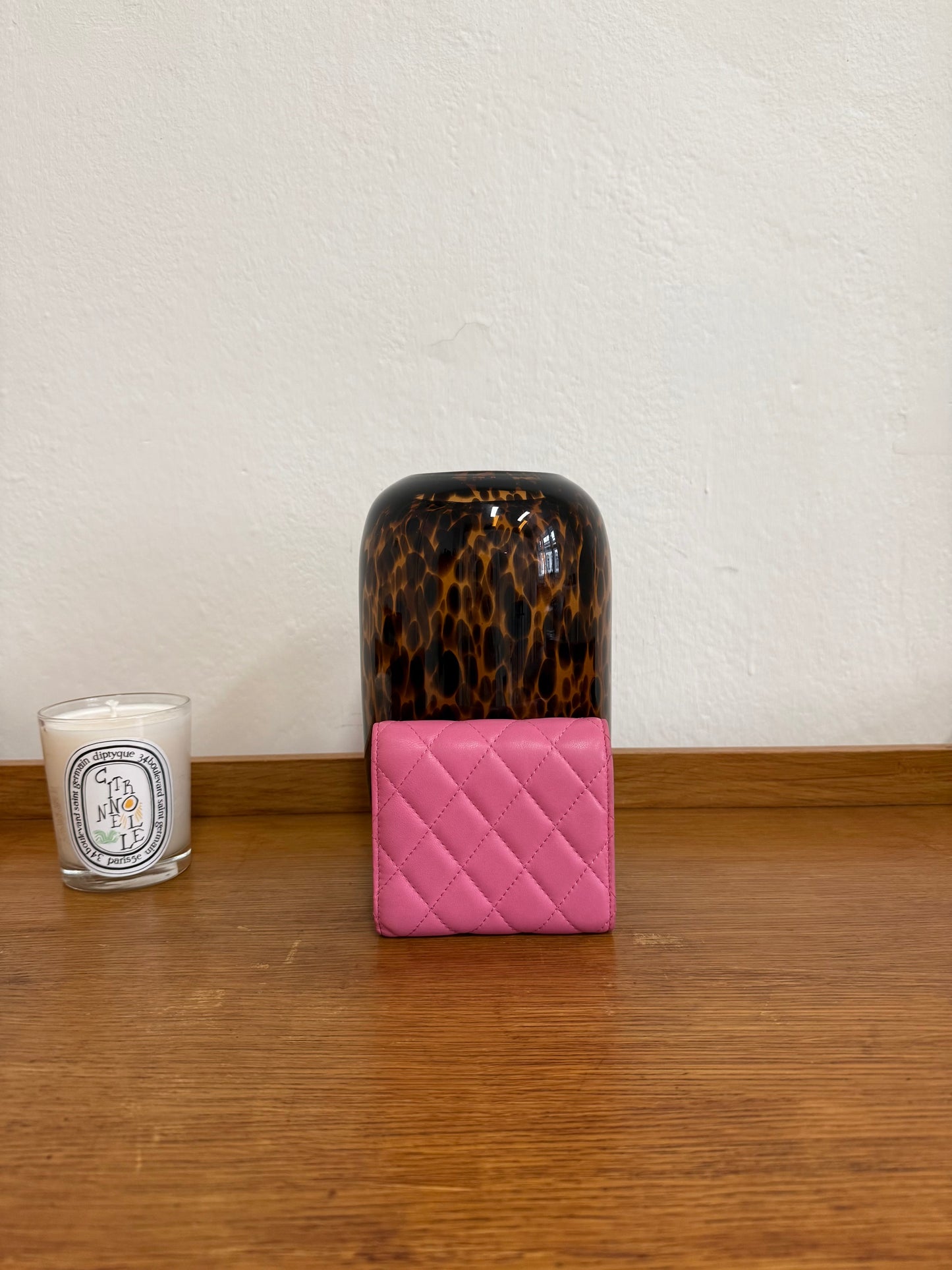 SERIES 27 CHANEL MINI WALLET LAMBSKIN PINK