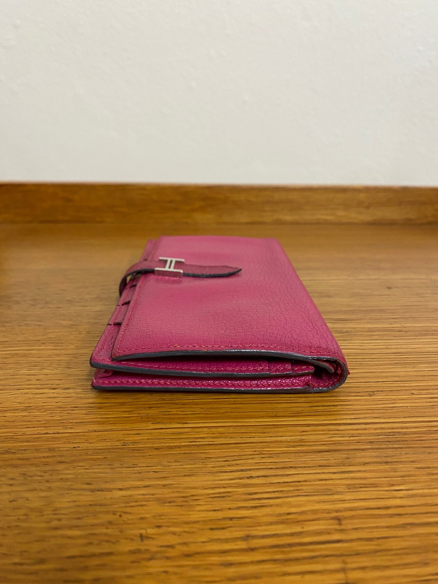 HERMES BEARN WALLET PINK