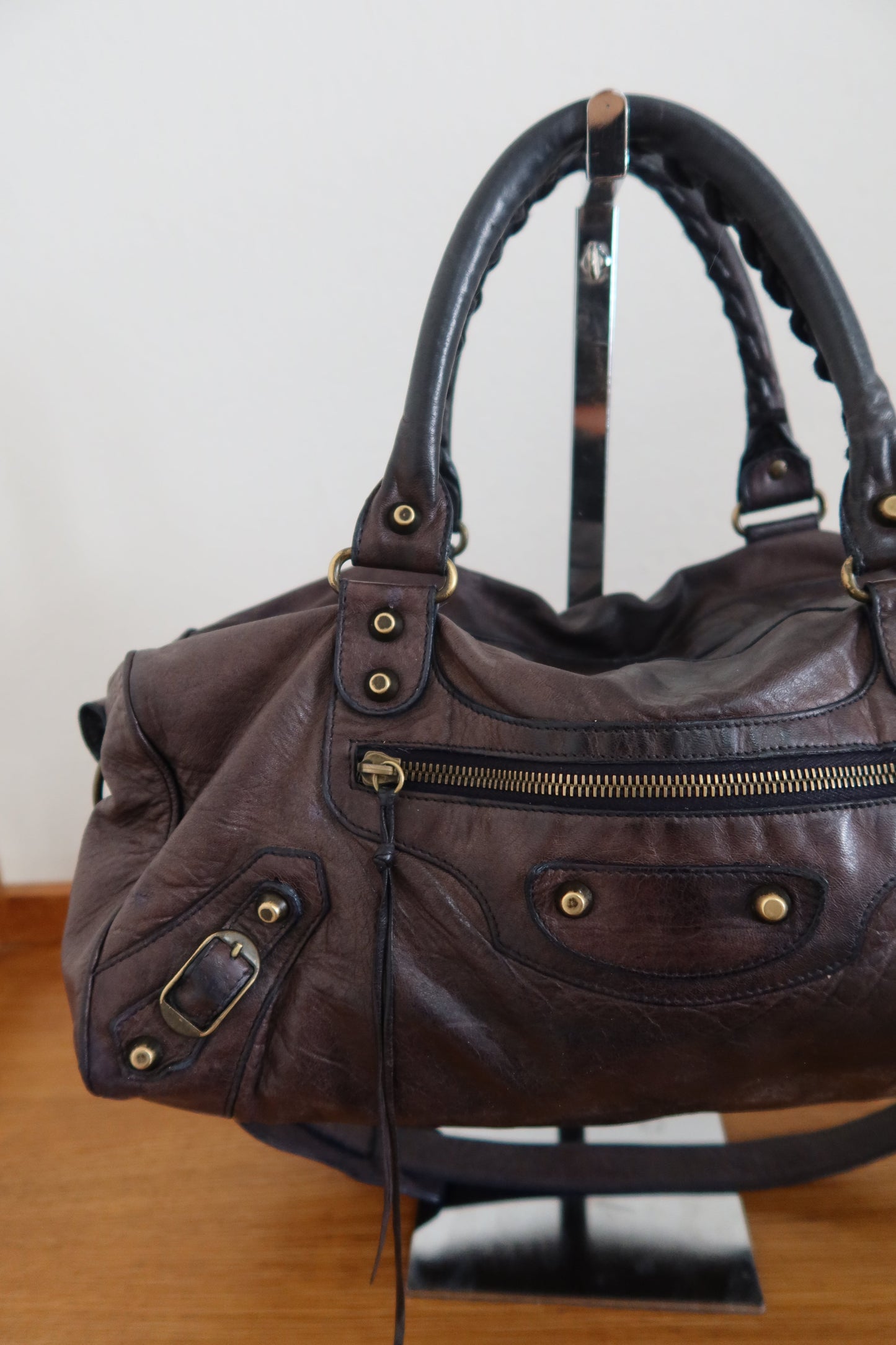 BALENCIAGA TWIGGY BAG IN BLUEBERRY