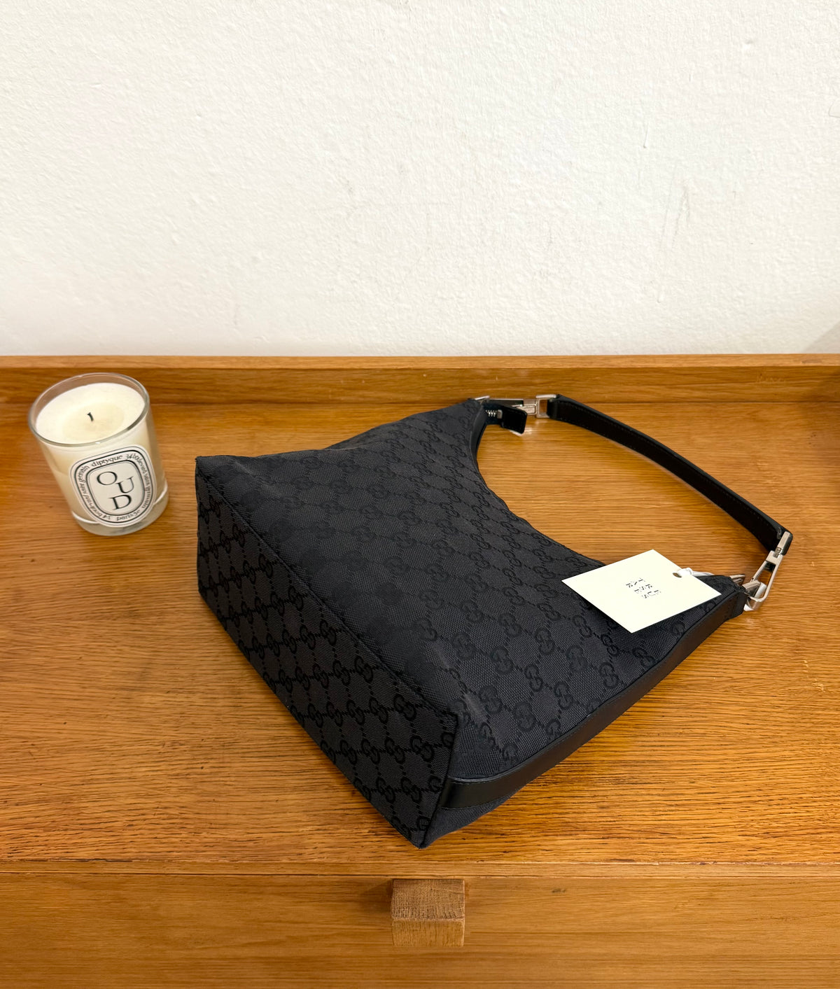 GUCCI GG BLACK SHOULDER BAG