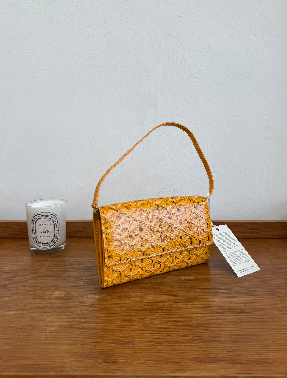 Goyard Varenne ve žluté barvě s monogramem Goyard, foto 5