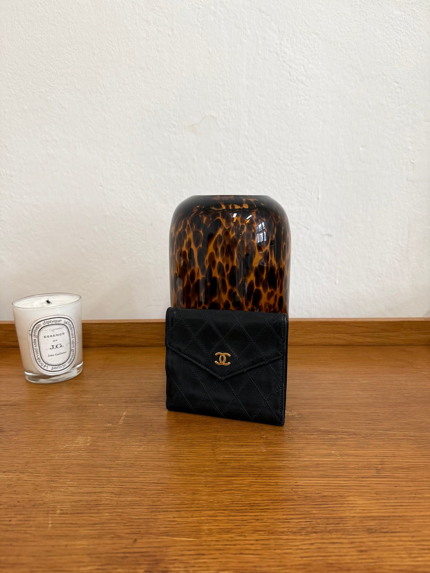 CHANEL LAMBSKIN DOUBLE SIDED WALLET