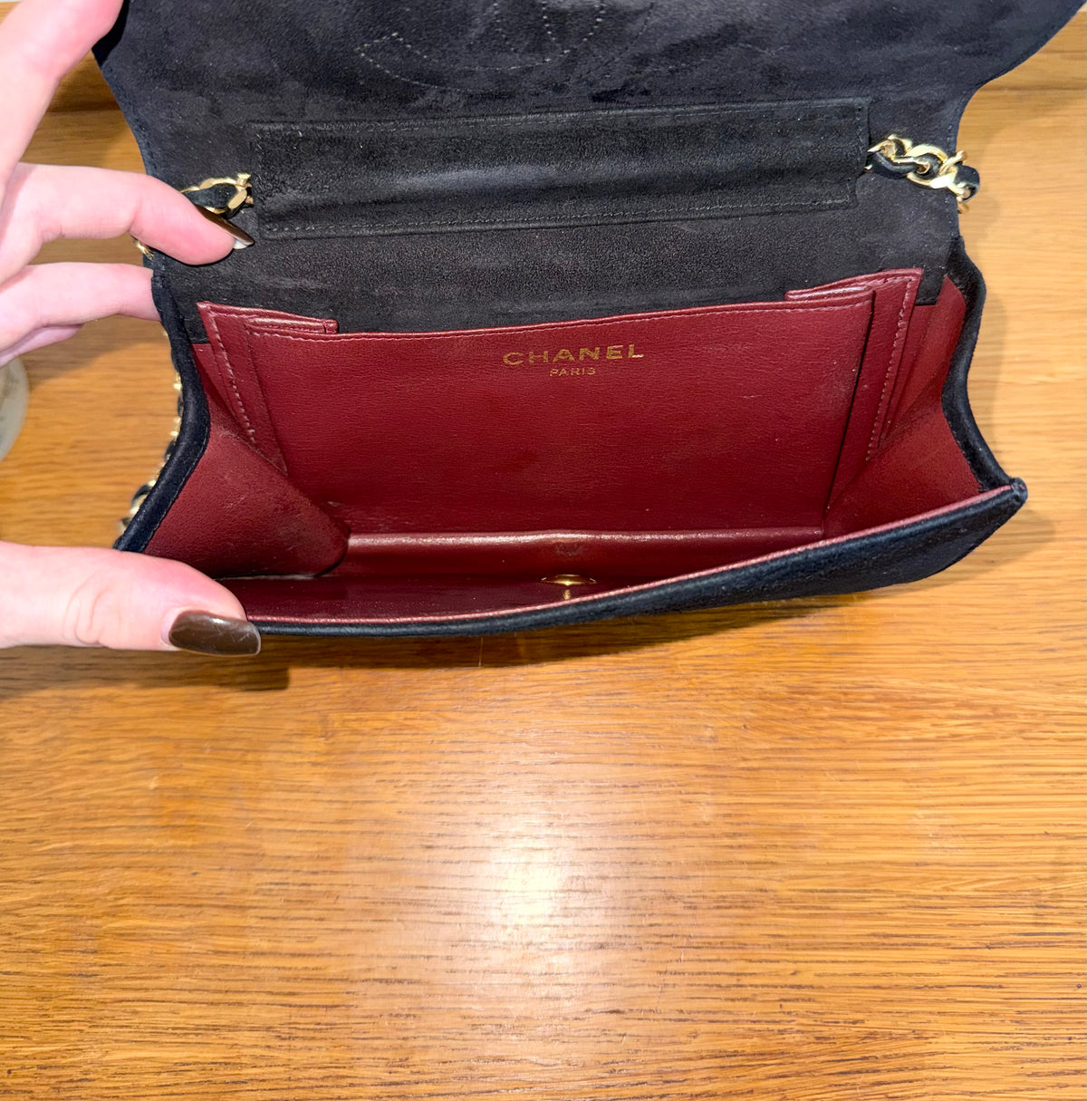 CHANEL SUEDE WOC