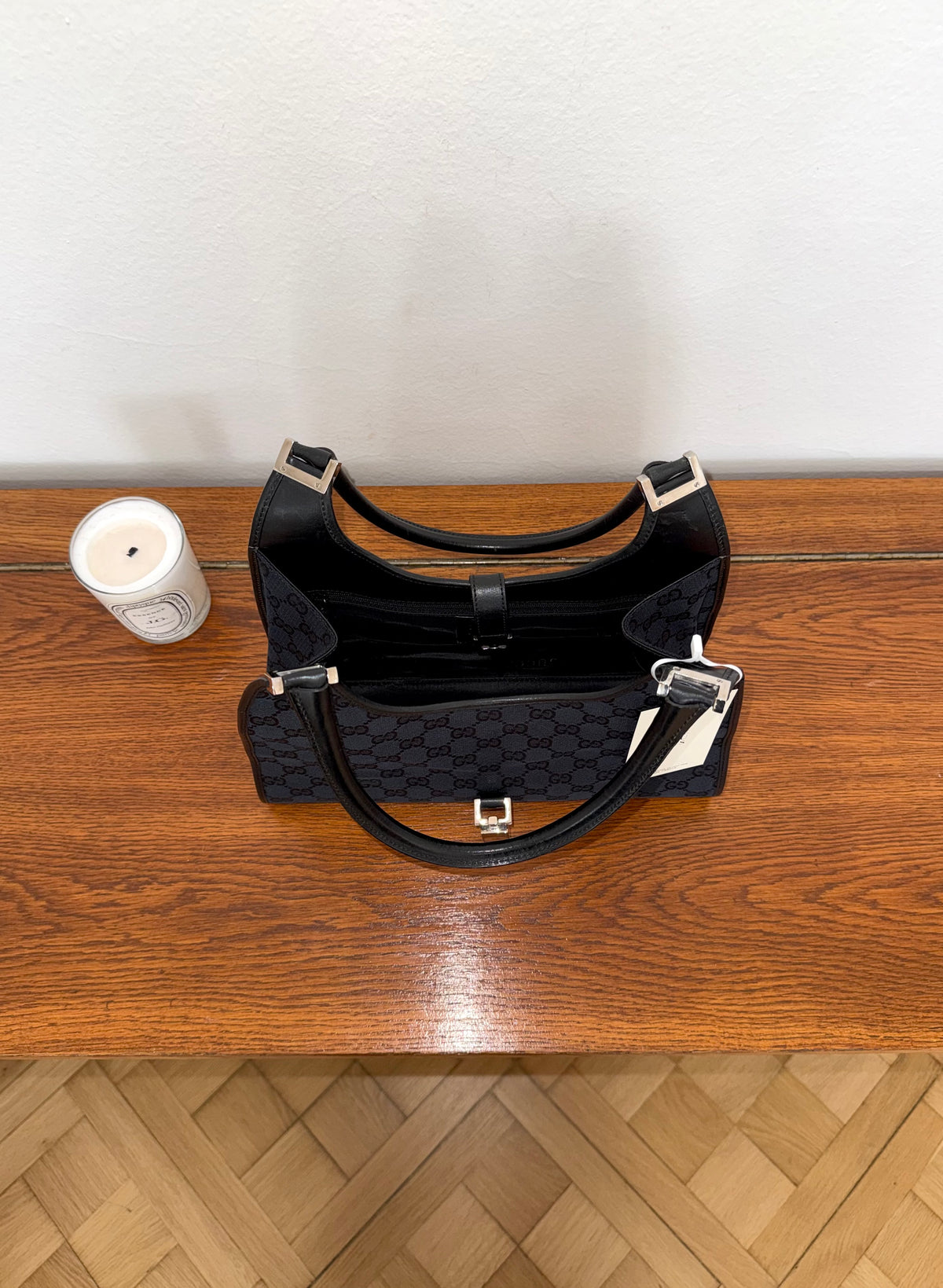 Gucci Jackie GG Monogram Bag Black