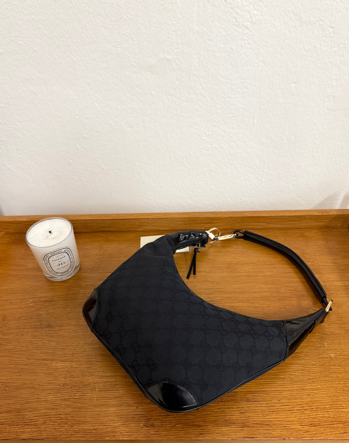 GUCCI GG MONOGRAM HALF MOON BAG