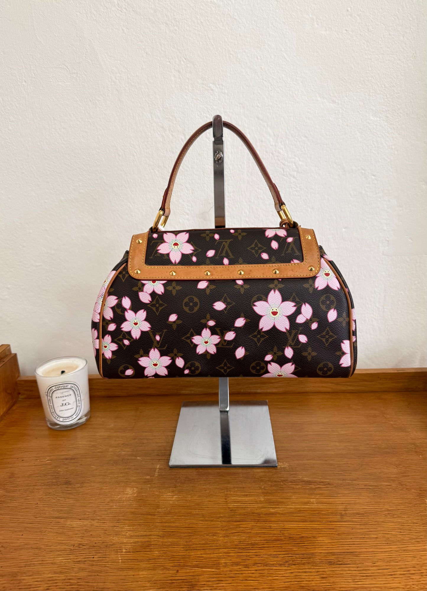 LV TAKASHI MURAKAMI CHERRY BLOSSOM SAC RETRO BOW