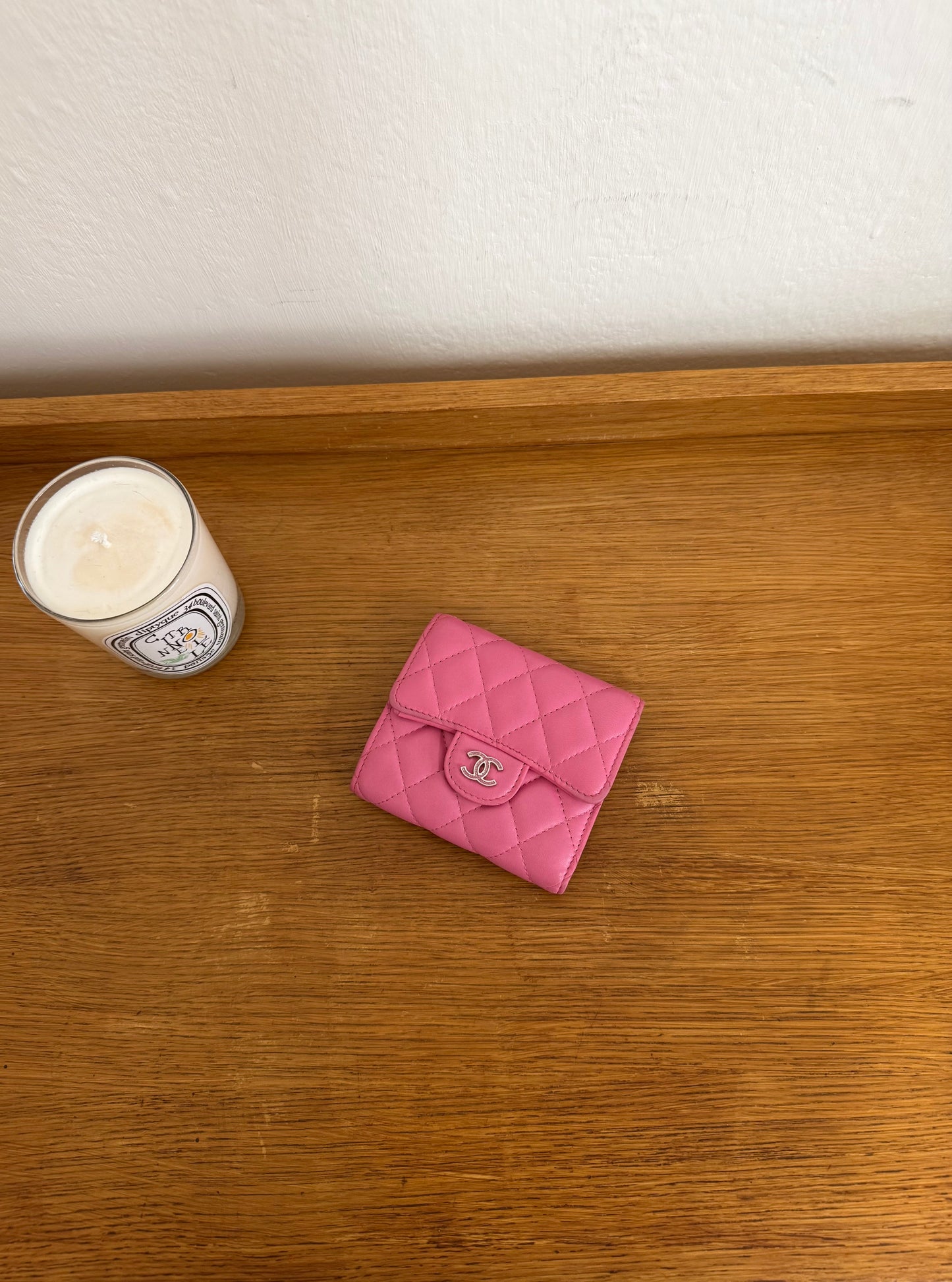 SERIES 27 CHANEL MINI WALLET LAMBSKIN PINK