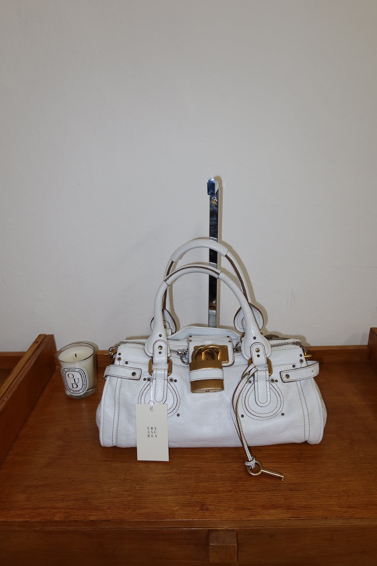 CHLOÉ PADDINGTON WHITE