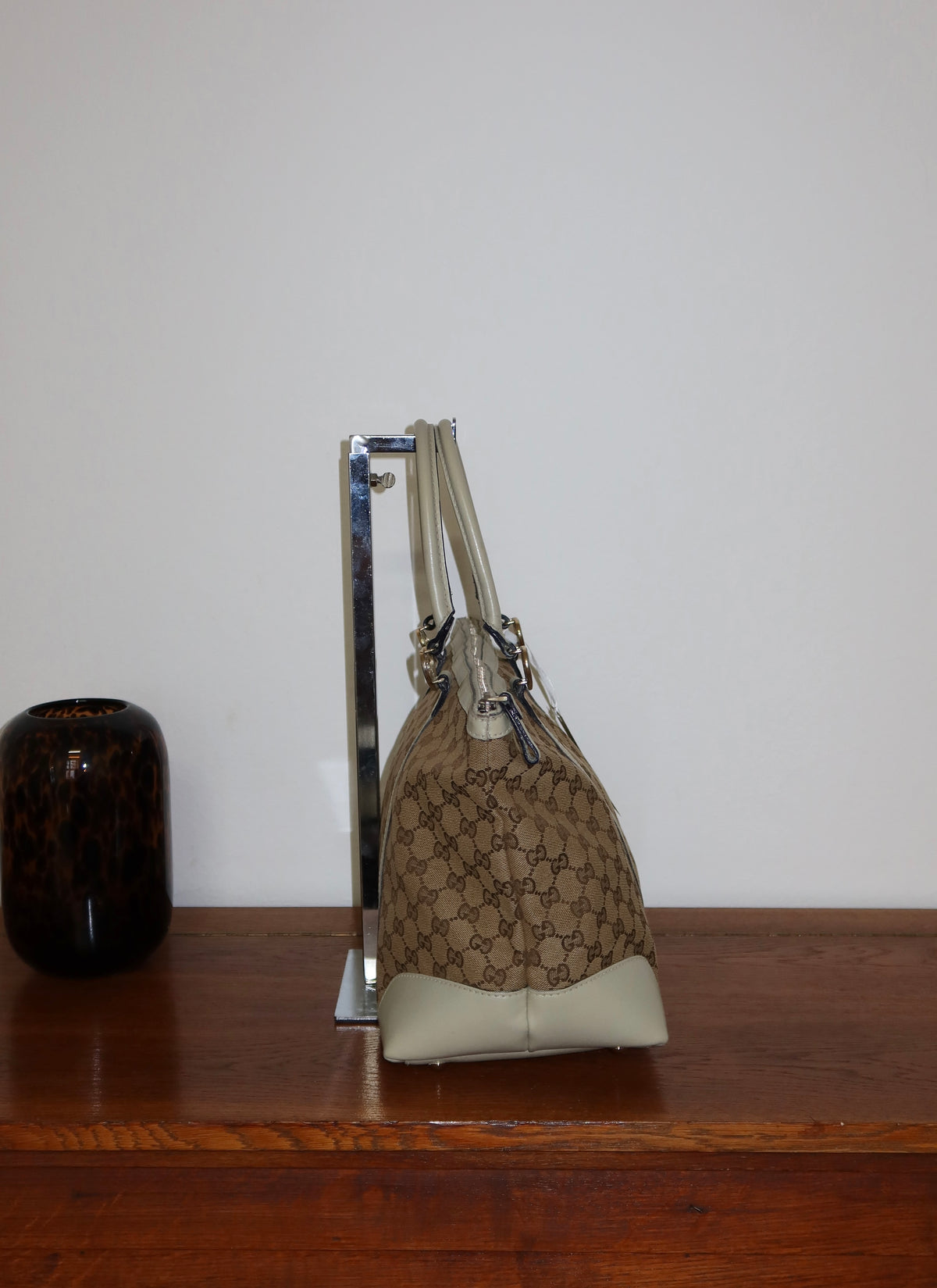 Gucci Heart GG Monogram Shopper Tote Bag