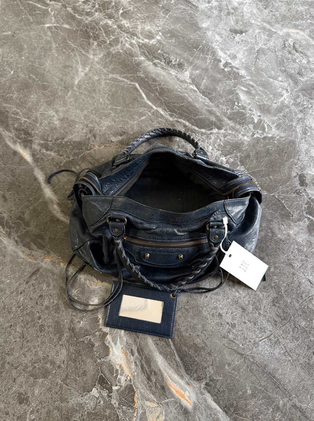 Balenciaga Velo bag in lambskin with brass hardware, photo 10