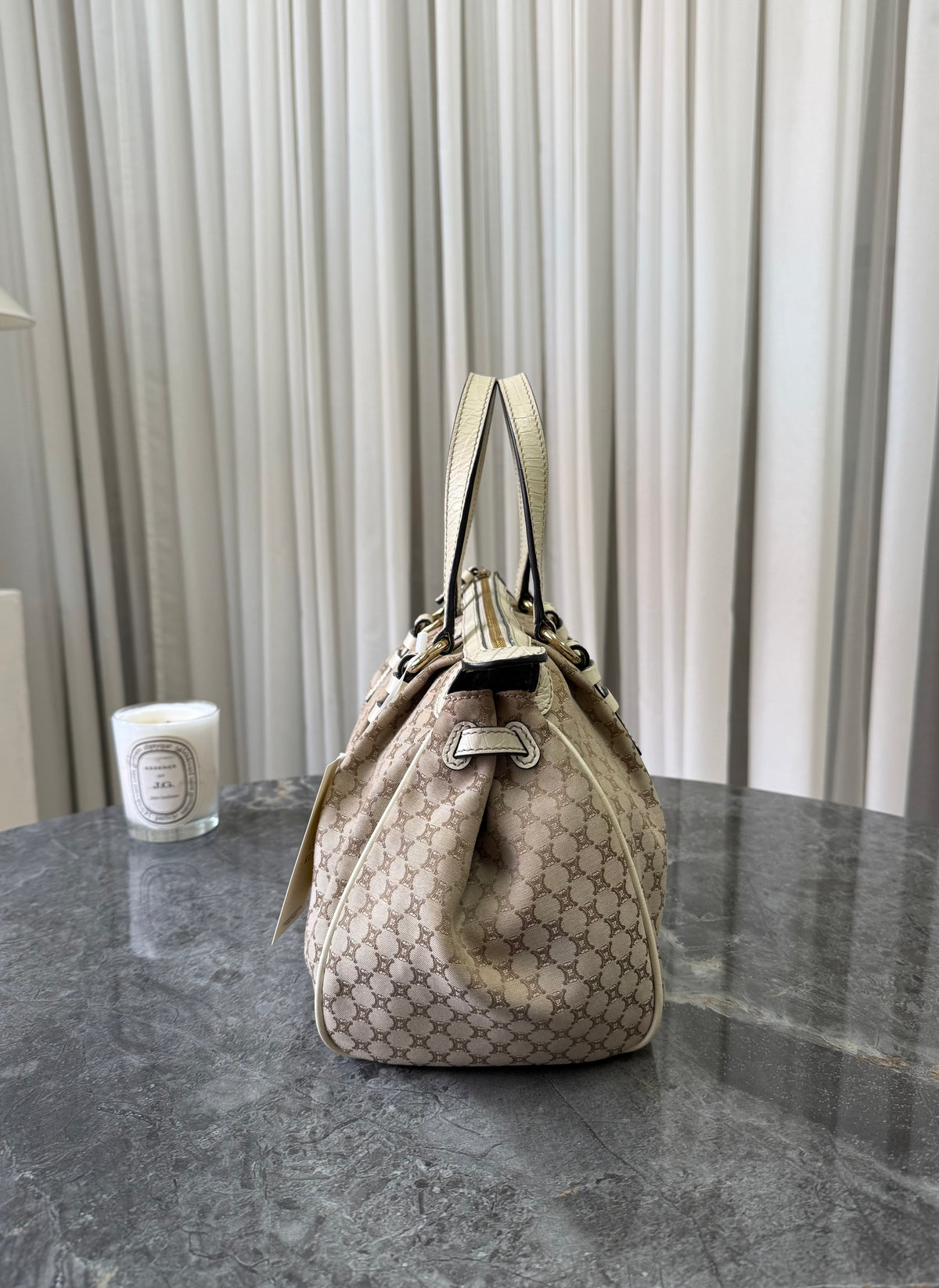 Celine Macadam Canvas Handbag