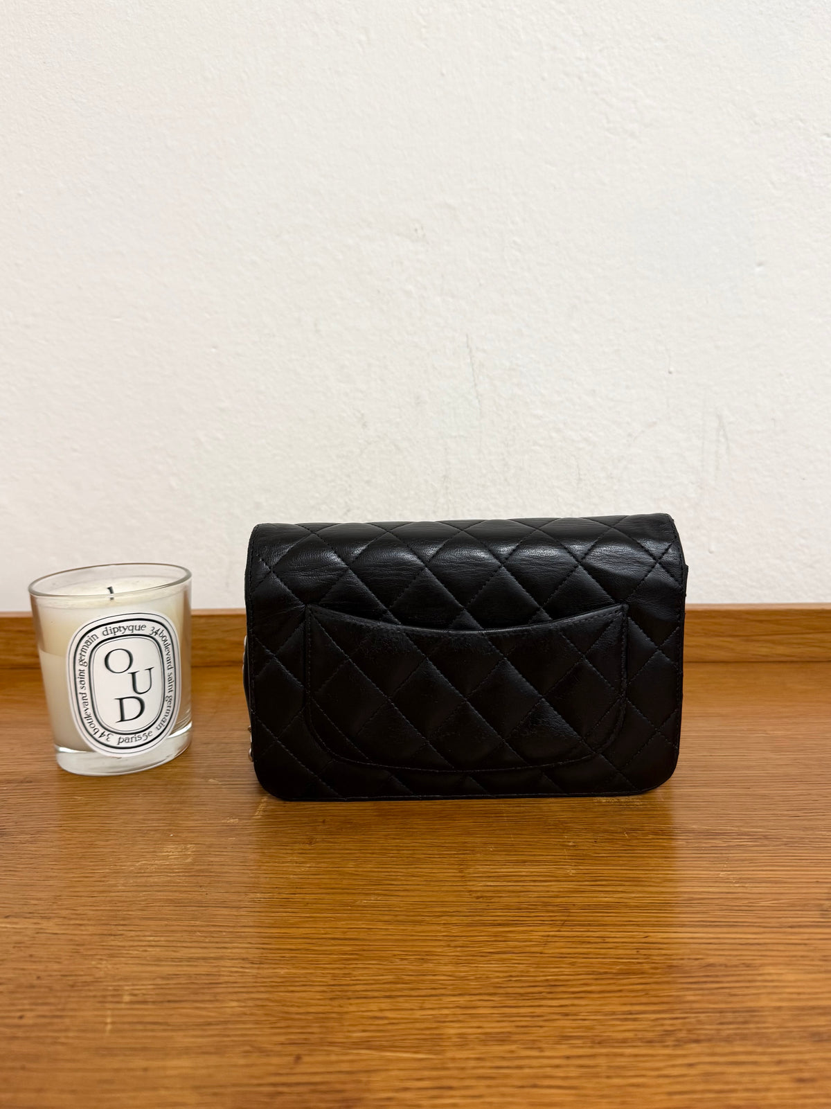 CHANEL WOC BLACK LAMBSKIN