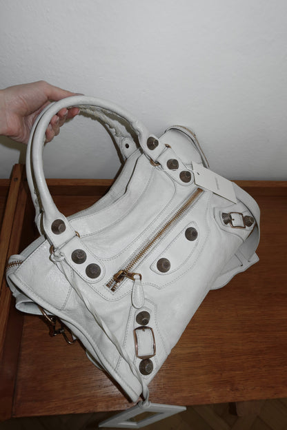 BALENCIAGA CITY BAG CREAM