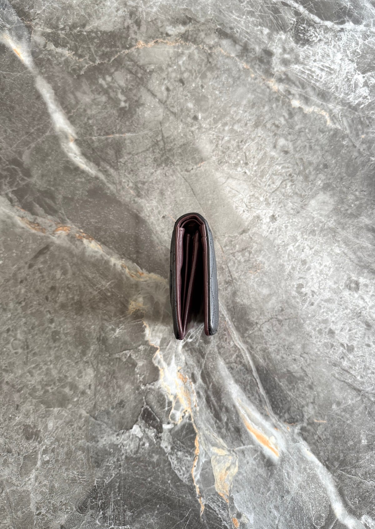 Chanel Long Wallet z černé caviar kůže se zlatým hardwarem, foto 7