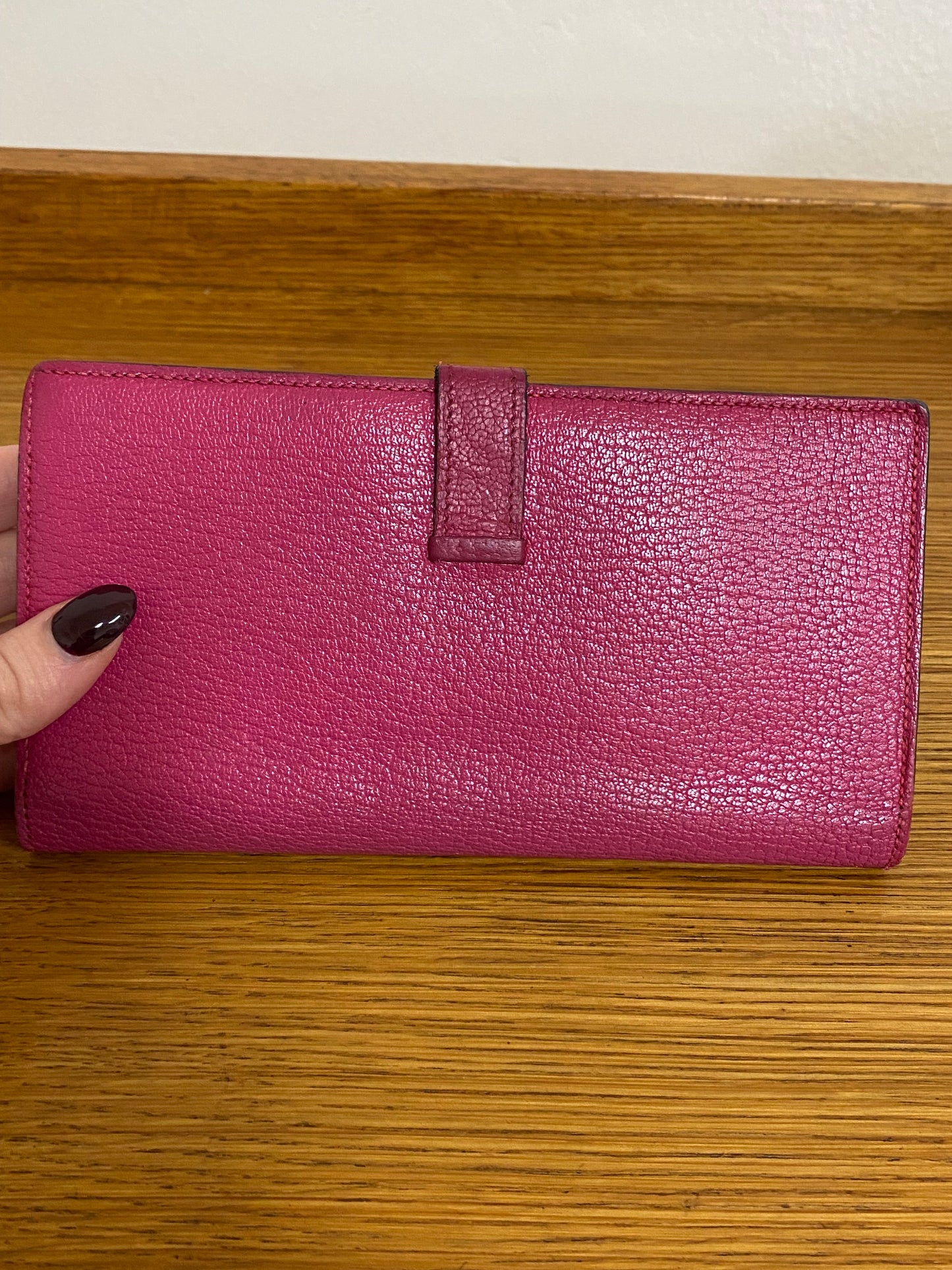 HERMES BEARN WALLET PINK