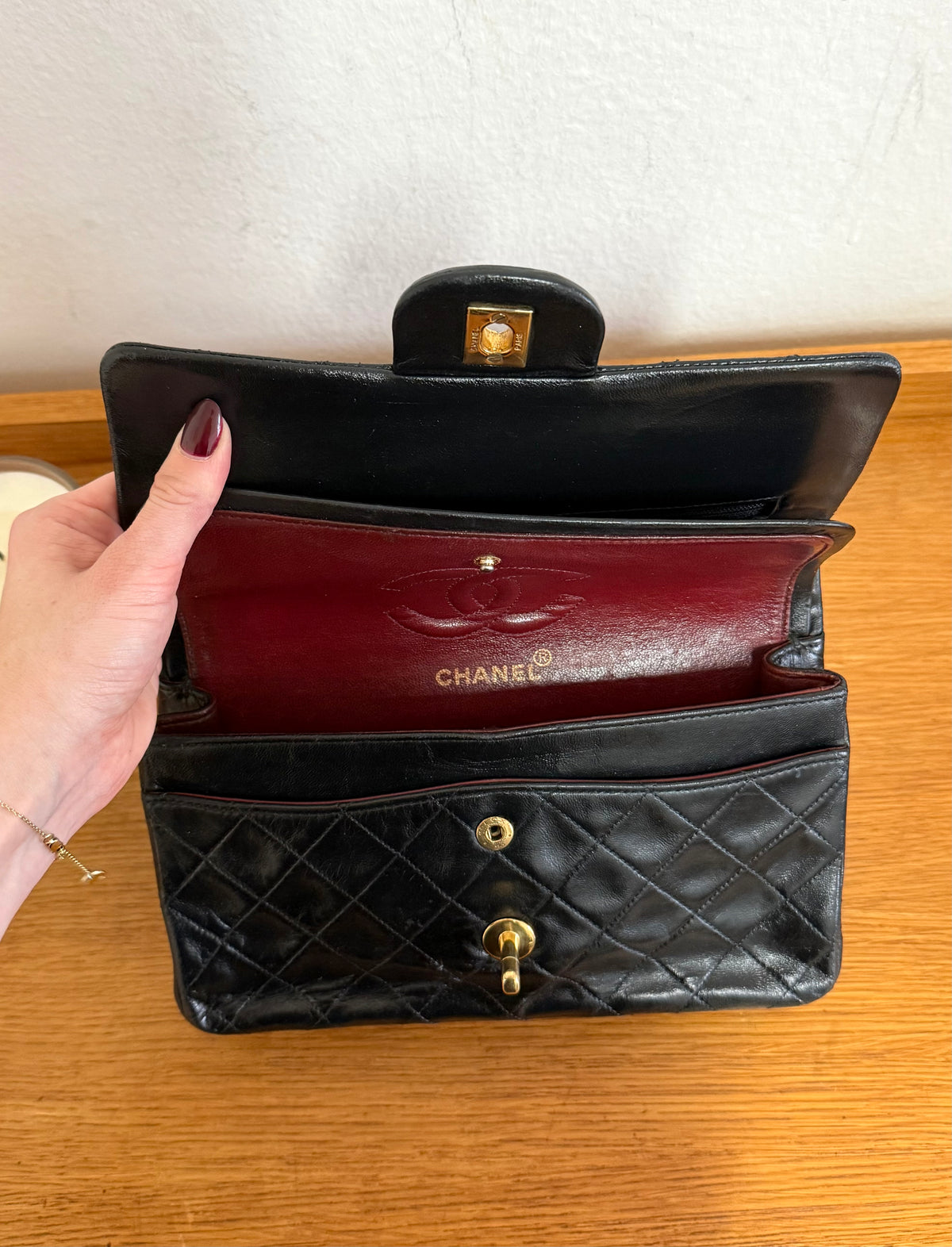 CHANEL CLASSIC DOUBLE FLAP BAG MEDIUM 24K GOLD
