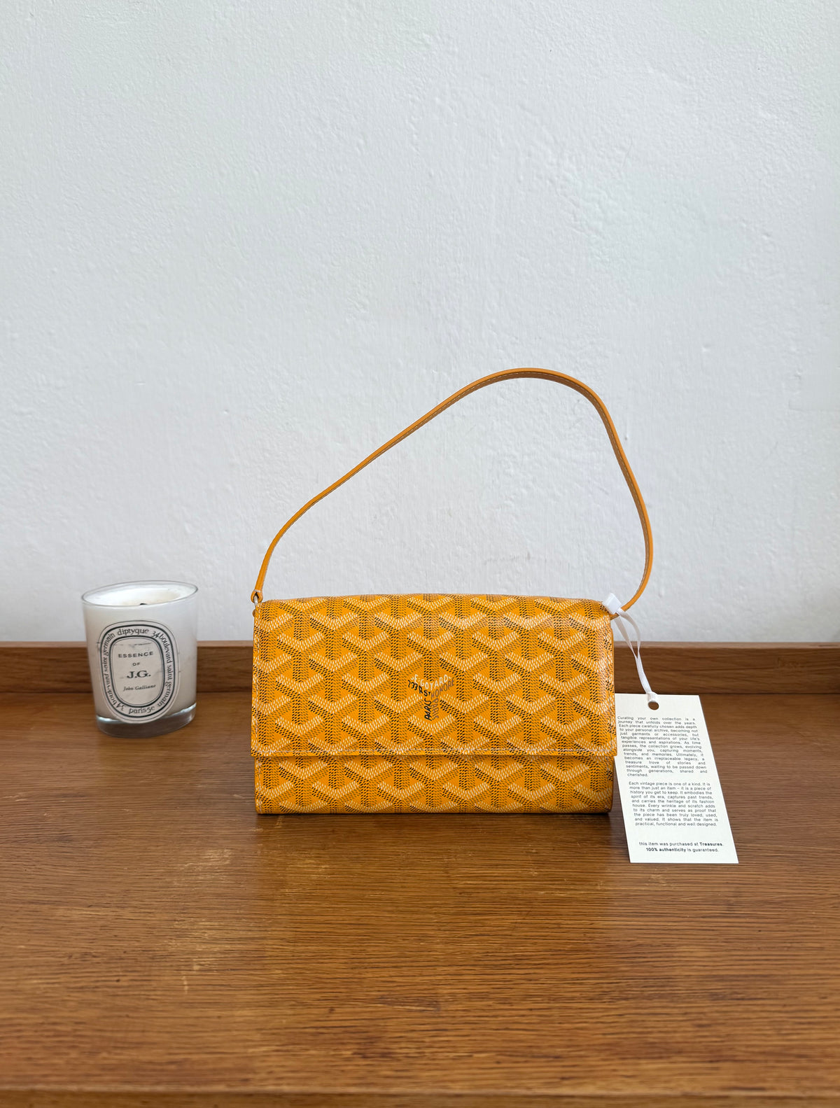 Goyard Varenne Shoulder Bag Yellow