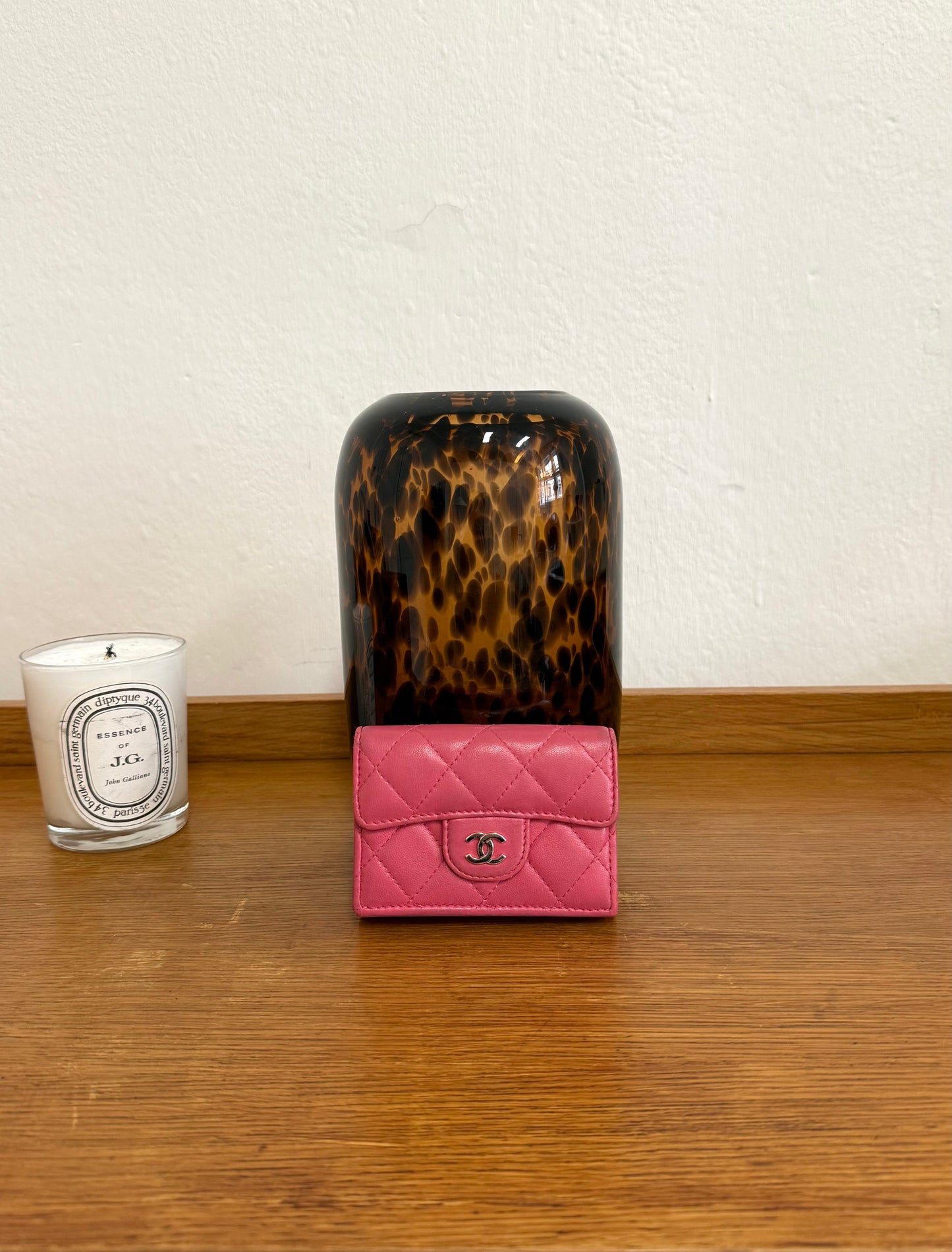 CHANEL MINI WALLET LAMBSKIN PINK