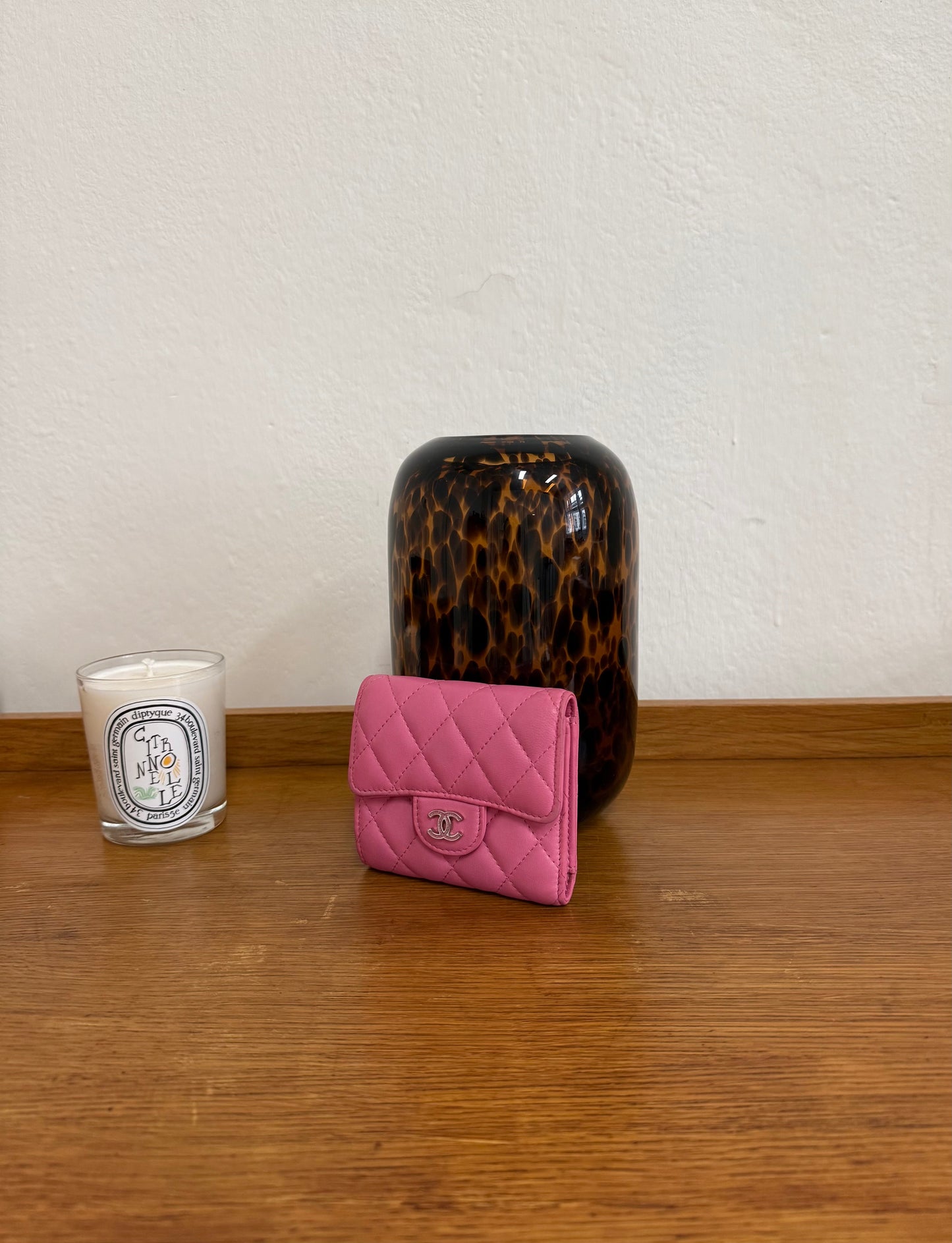 SERIES 27 CHANEL MINI WALLET LAMBSKIN PINK