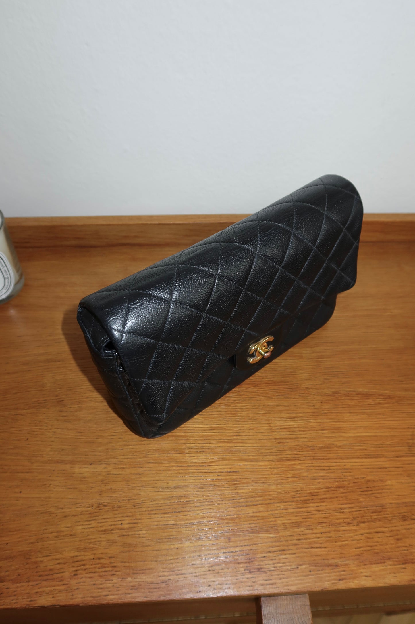CHANEL CAVIAR SINGLE FLAP BAG