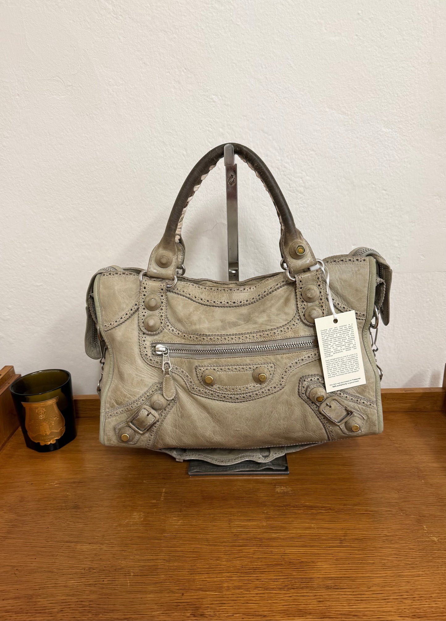 BALENCIAGA CITY BAG KHAKI