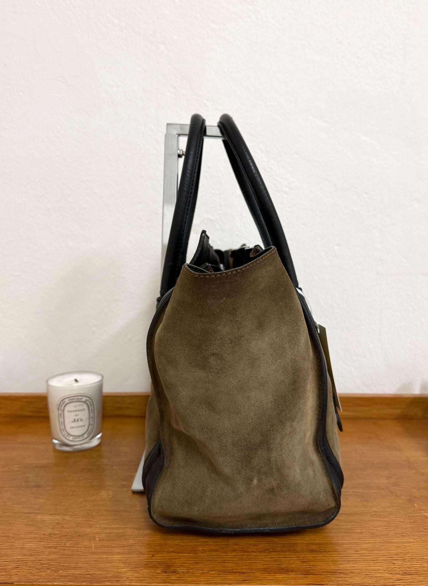 CELINE LUGGAGE BY PHOEBE PHILO SUEDE BAG