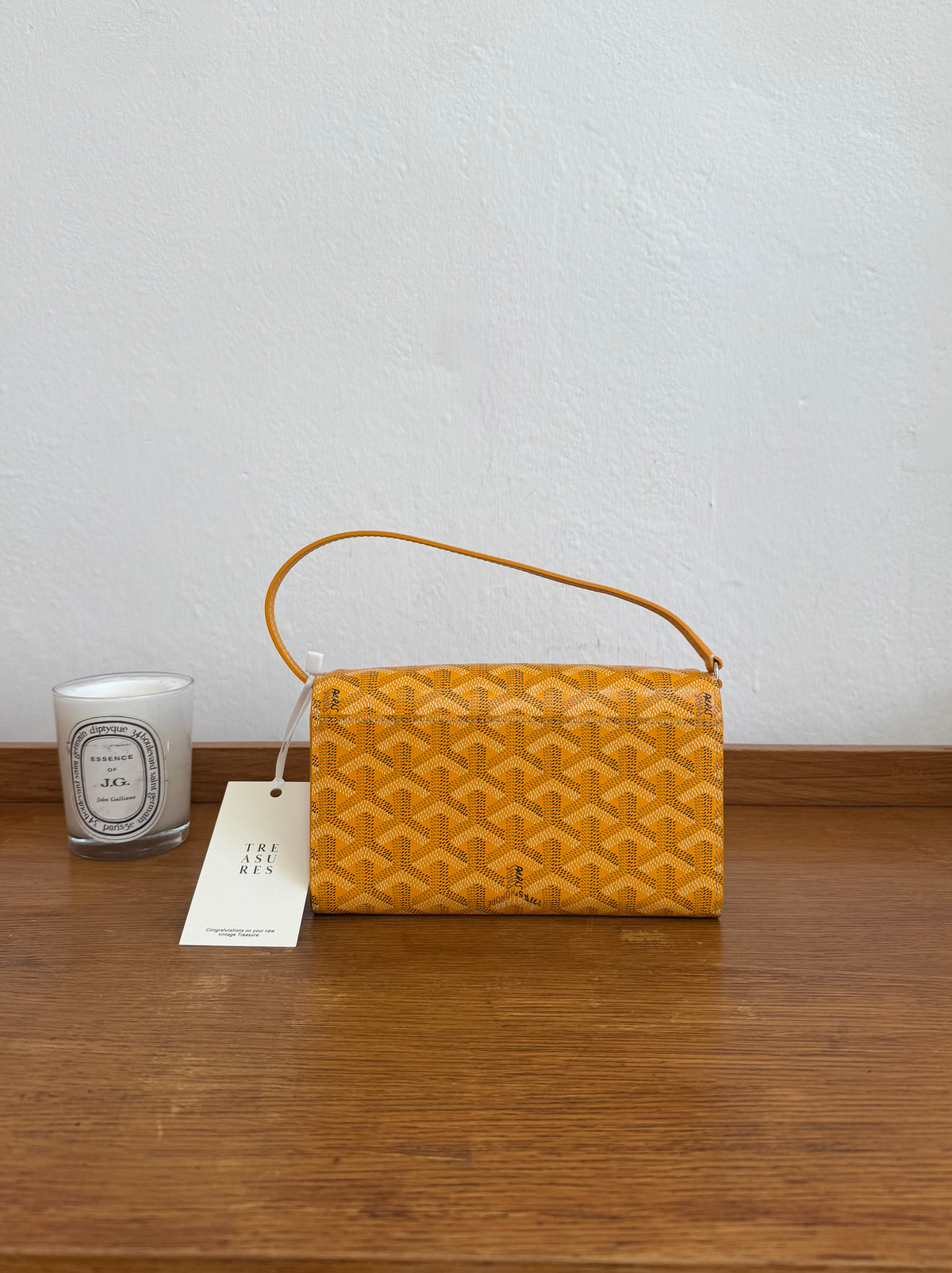 Goyard Varenne ve žluté barvě s monogramem Goyard, foto 7