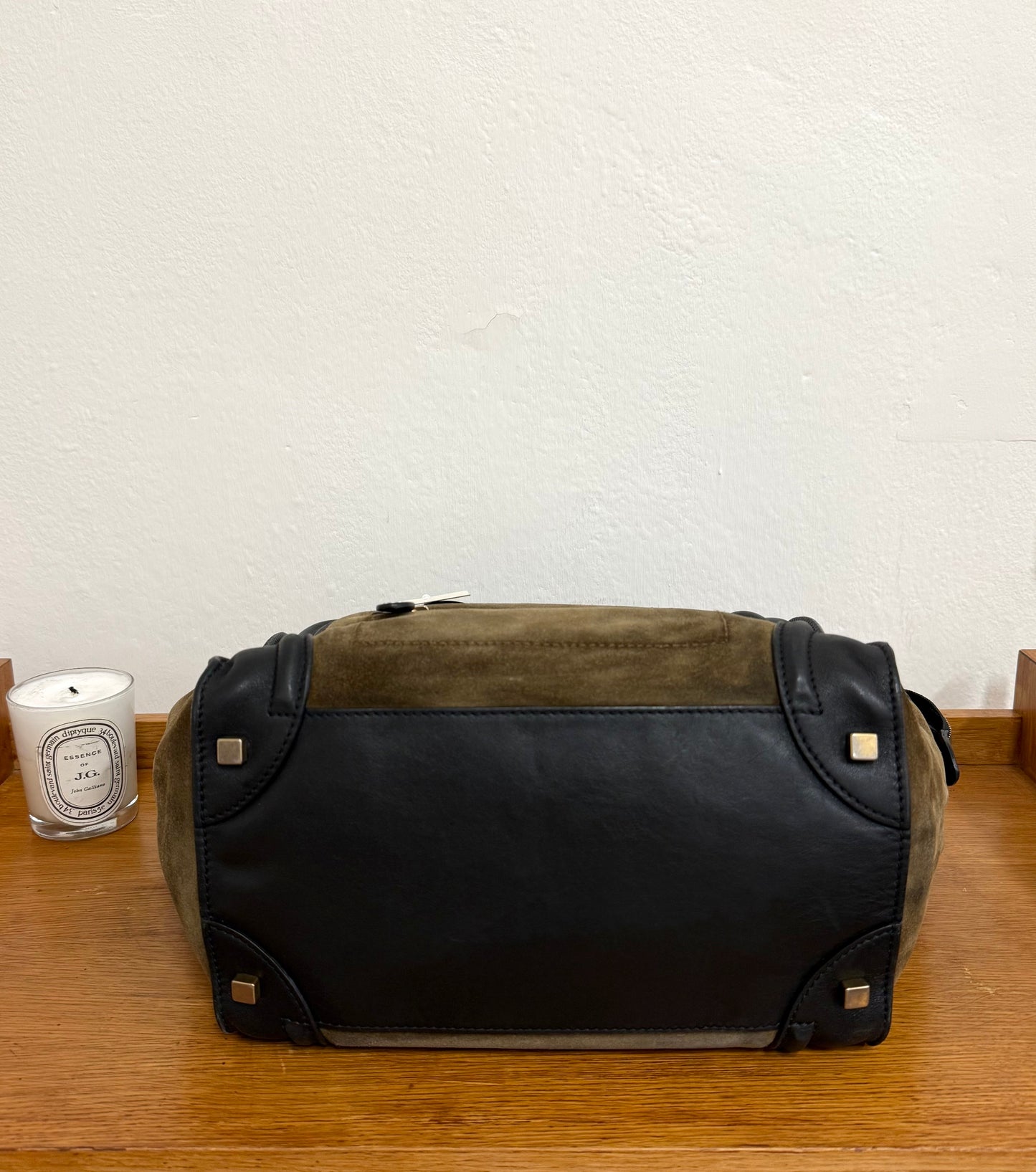 CELINE LUGGAGE BY PHOEBE PHILO SUEDE BAG