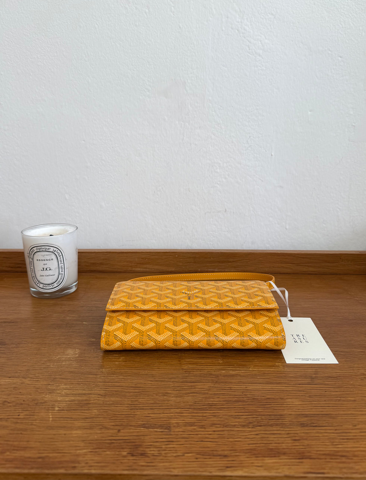 Goyard Varenne ve žluté barvě s monogramem Goyard, foto 8