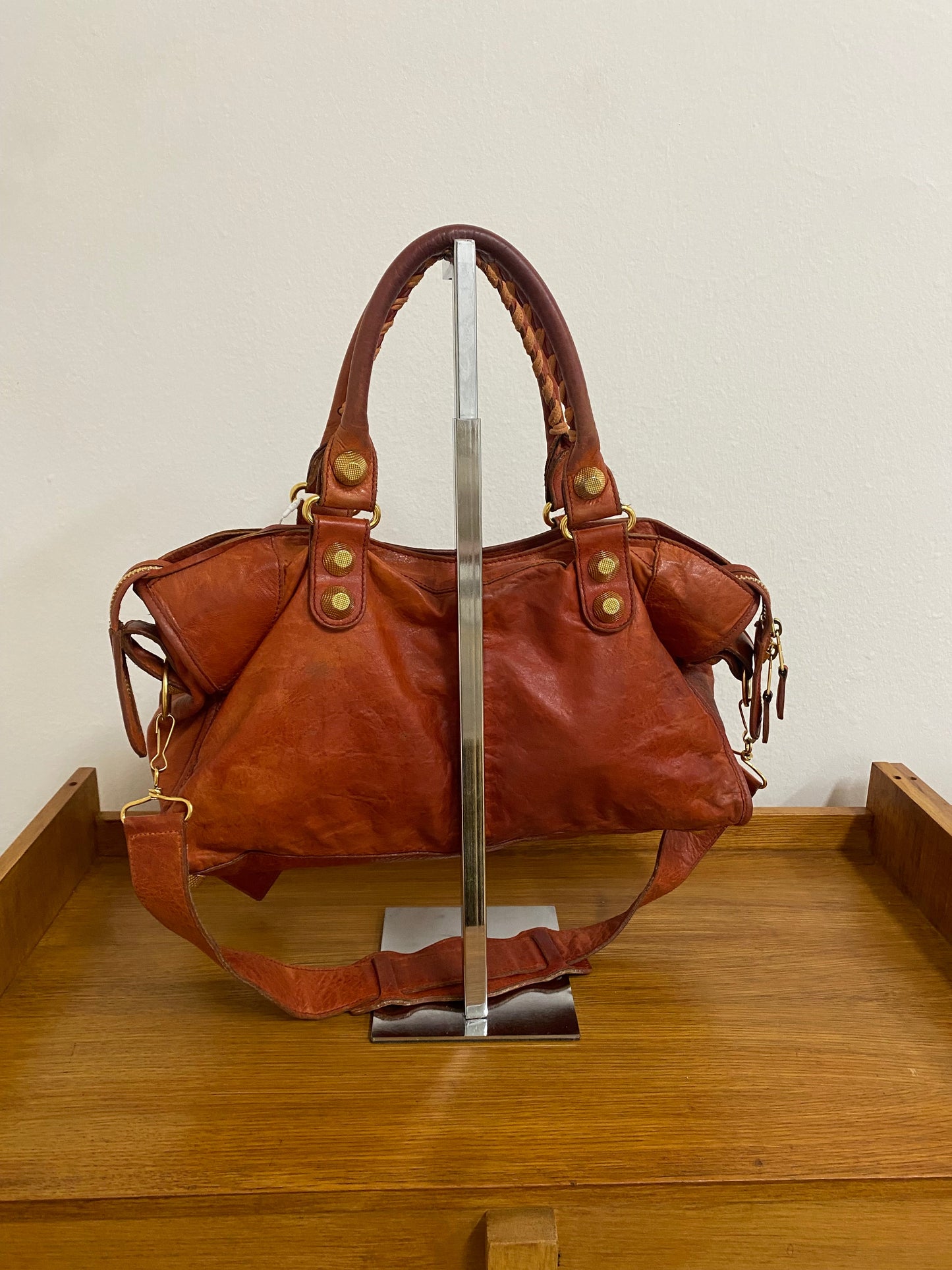 BALENCIAGA CITY BAG IN ORANGE