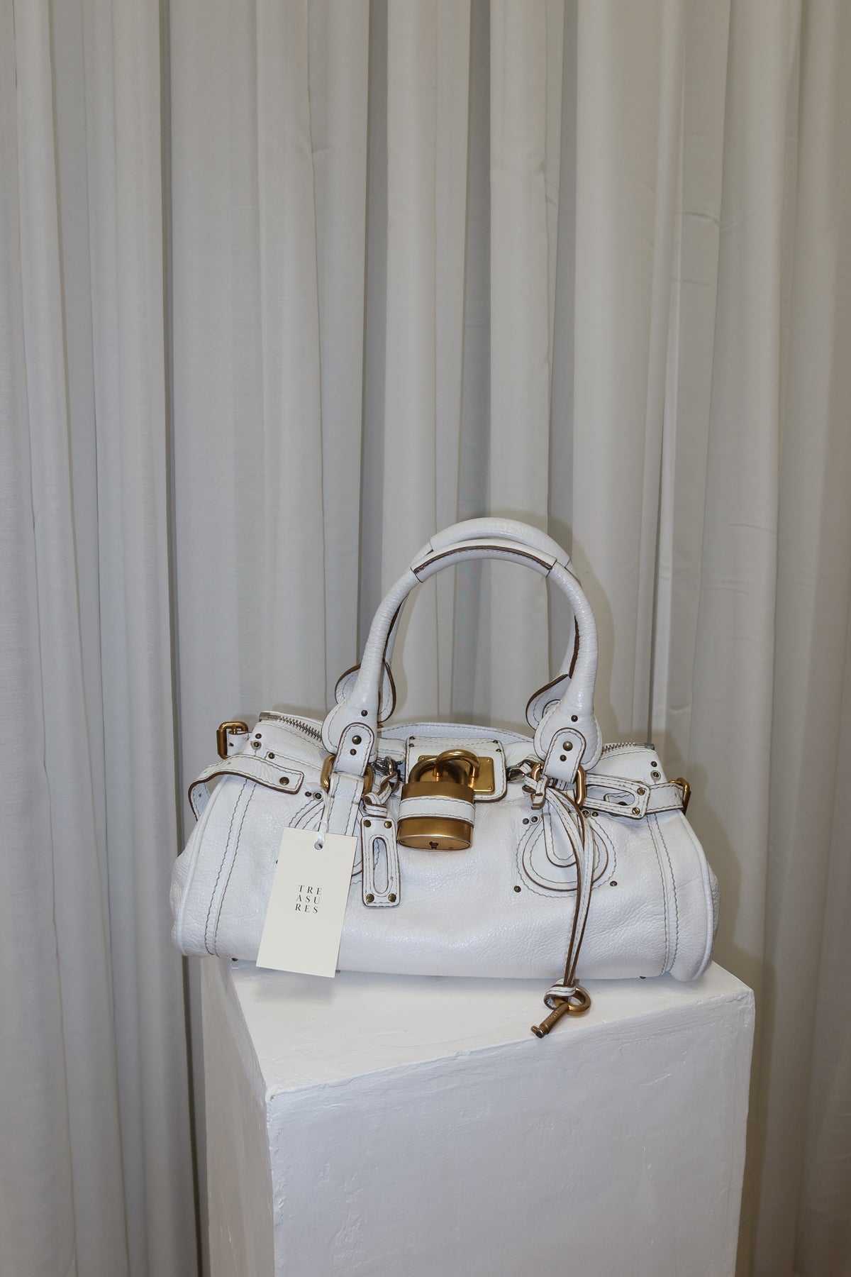 CHLOÉ PADDINGTON WHITE