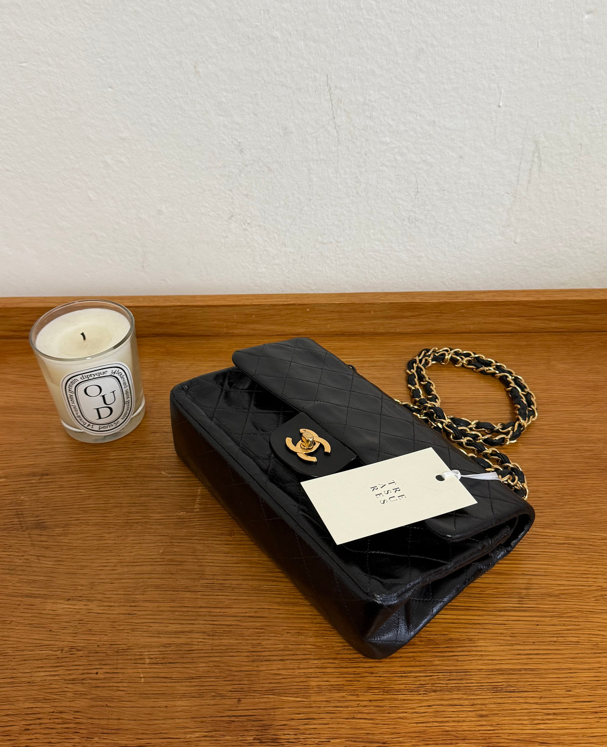 CHANEL CLASSIC DOUBLE FLAP BAG MEDIUM 24K GOLD