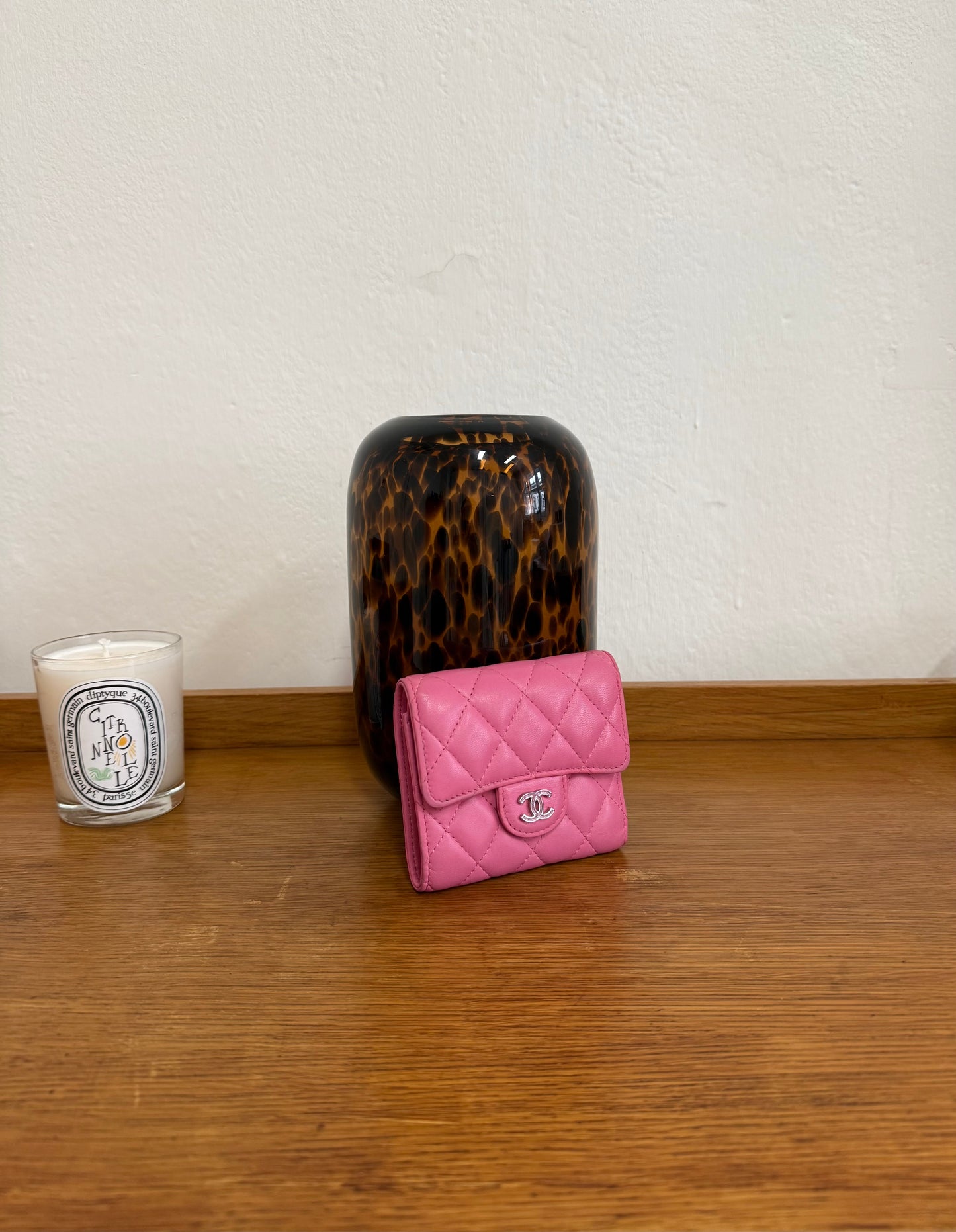 SERIES 27 CHANEL MINI WALLET LAMBSKIN PINK