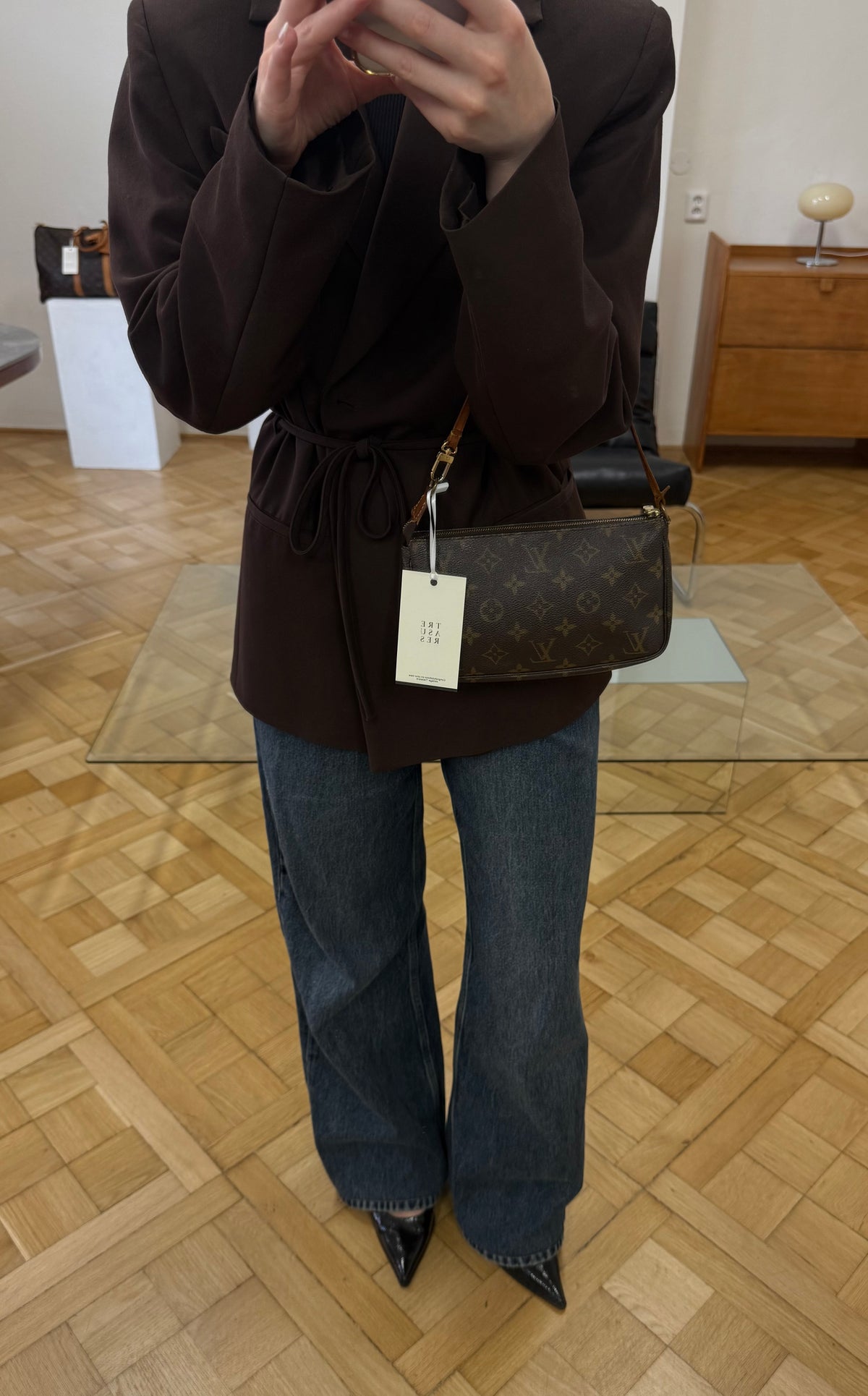 Vintage Louis Vuitton Pochette z canvasu, foto 2